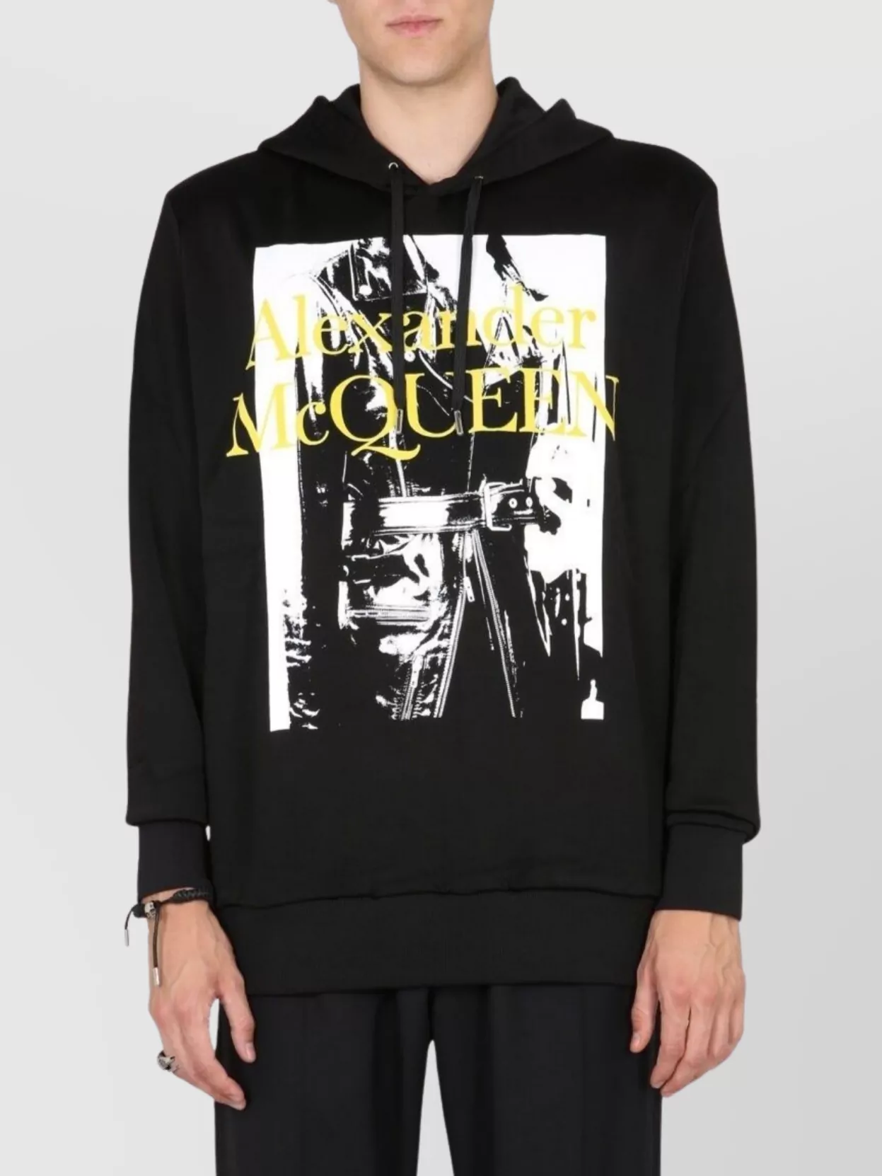 Alexander Mcqueen Atelier Print Hooded Sweatshirt