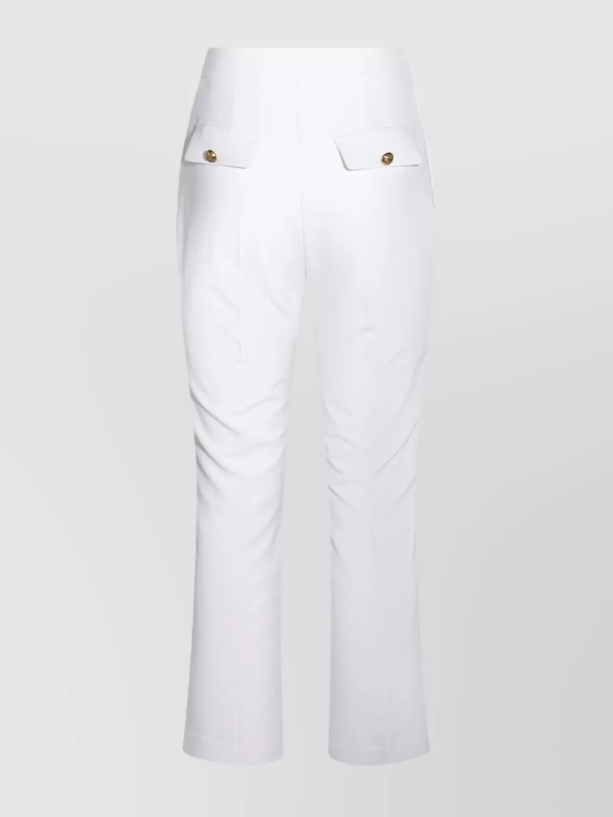 ELISABETTA FRANCHI TROUSERS FEATURING BACK POCKETS AND HIGH WAIST