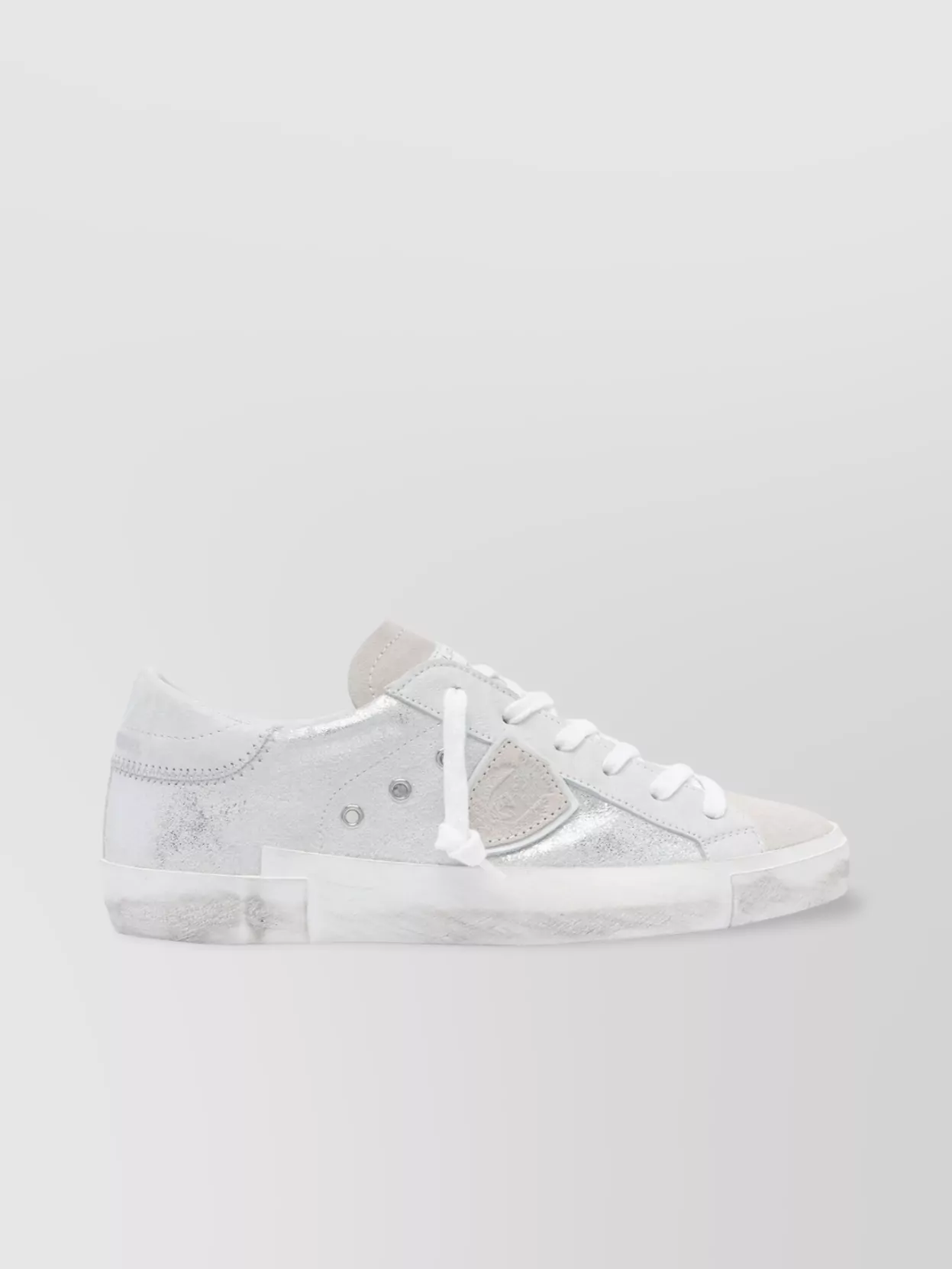 Philippe Model Low Top Rubber Sole Sneakers