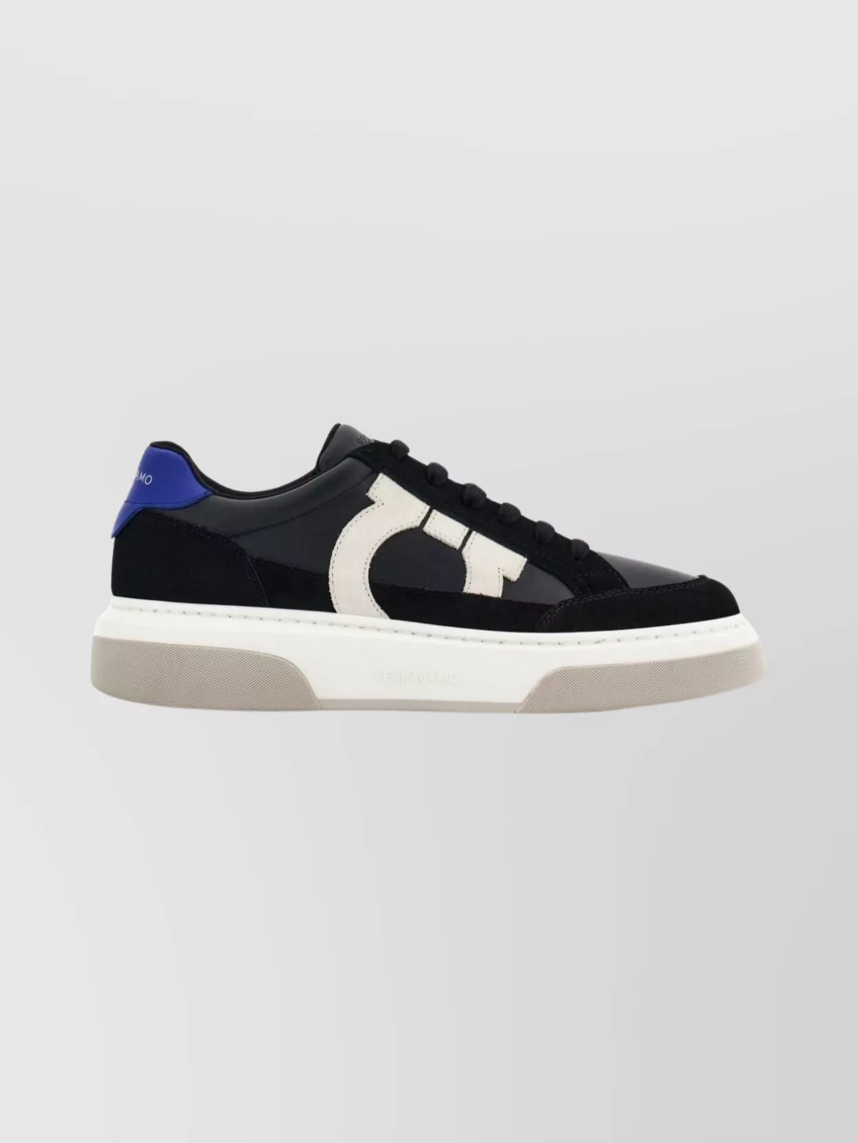 Ferragamo Low Sneakers Featuring Gancini Design