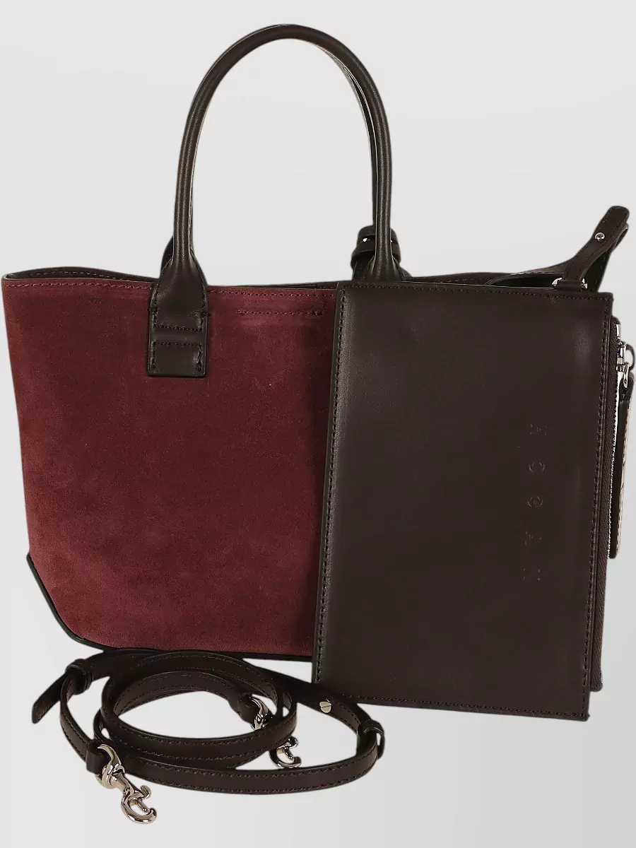 Hogan Mini Suede Tote Bag