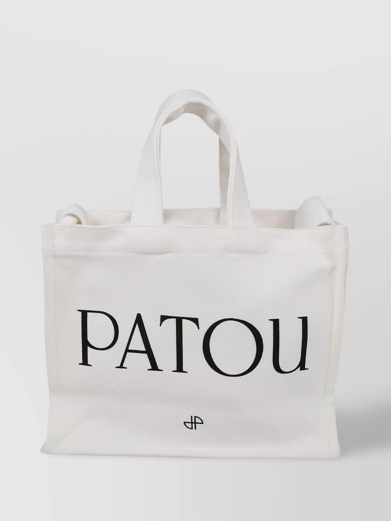 Shop Patou Dual Handle Tote Bag In White