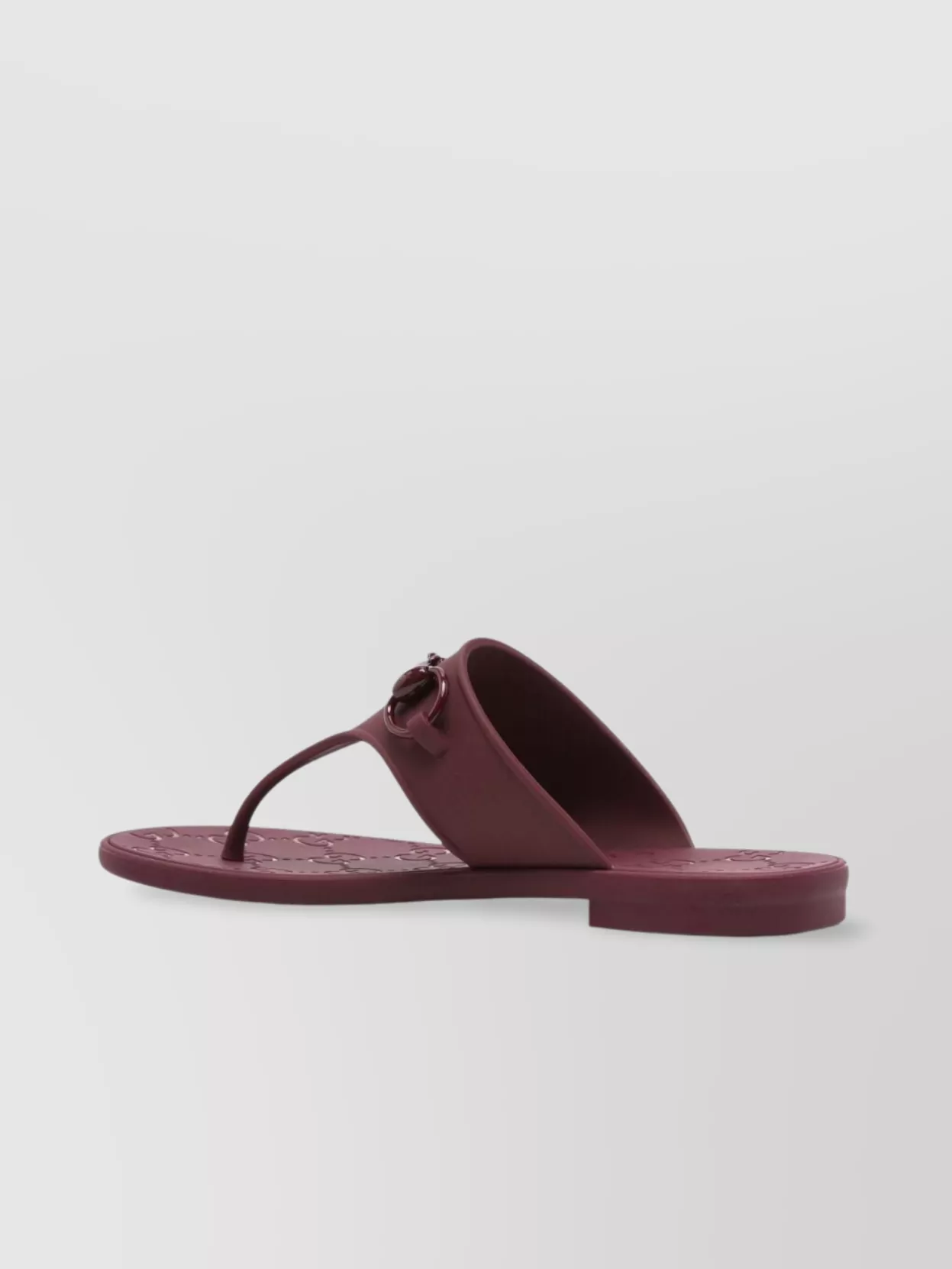 Gucci Maroon Open Toe Sandals