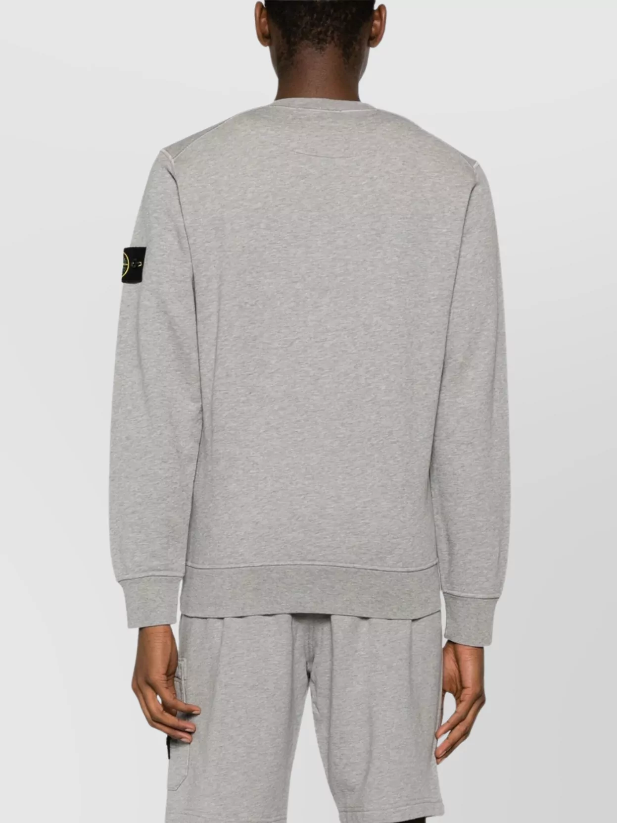 Stone Island Cotton Fleece Crew-Neck Sweatshirt Badge