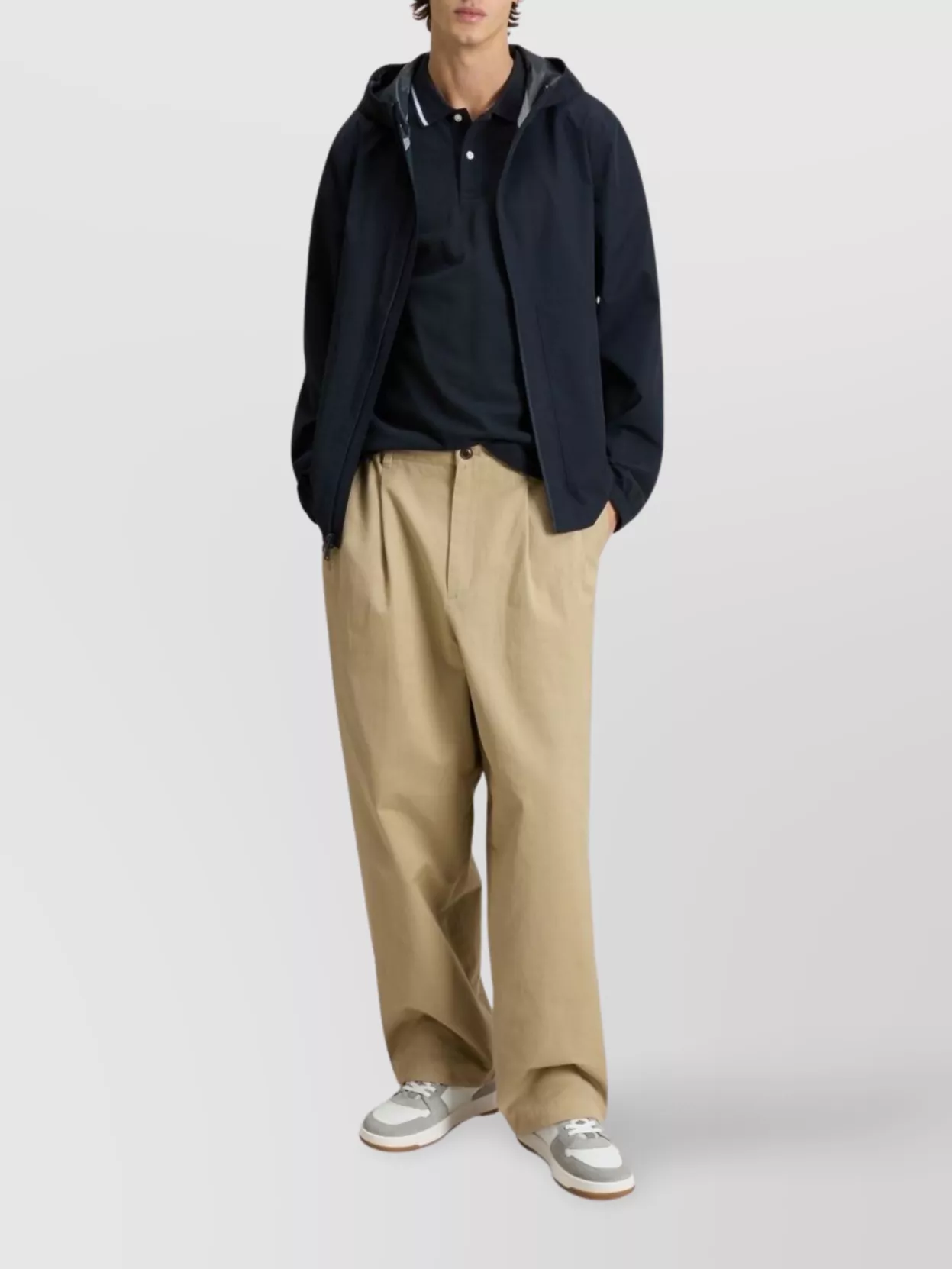 Woolrich Hooded Jacket With Drawstring And Pockets