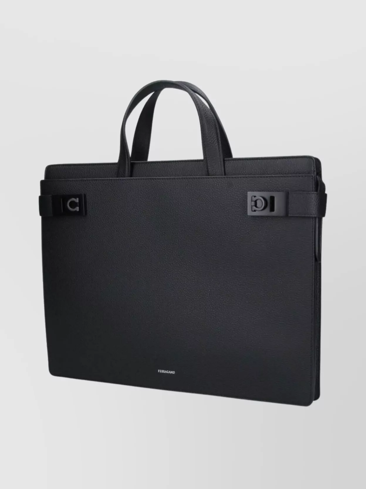 Ferragamo Structured Textured Laptop Bags And Briefcases