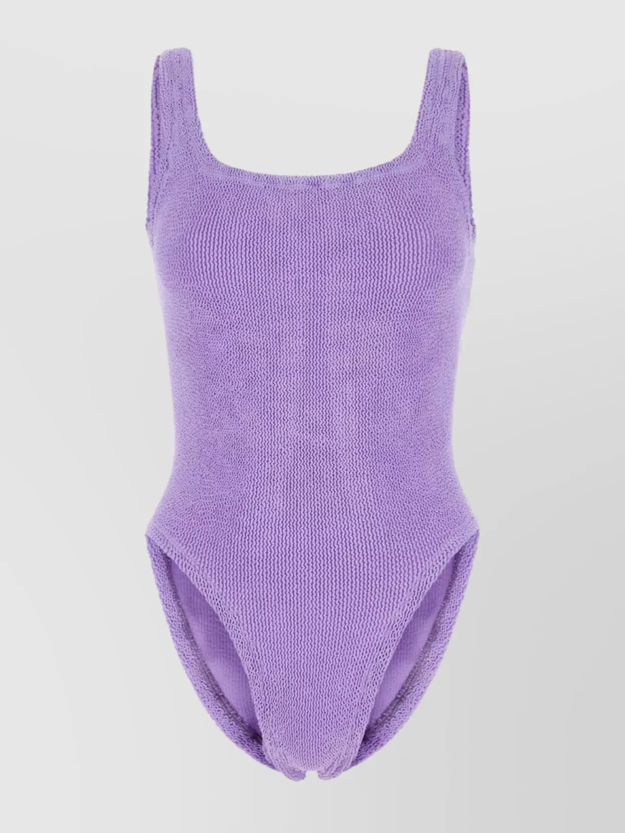 Shop Hunza G Stretch Nylon Swimsuit Scoop Neckline Wide Straps