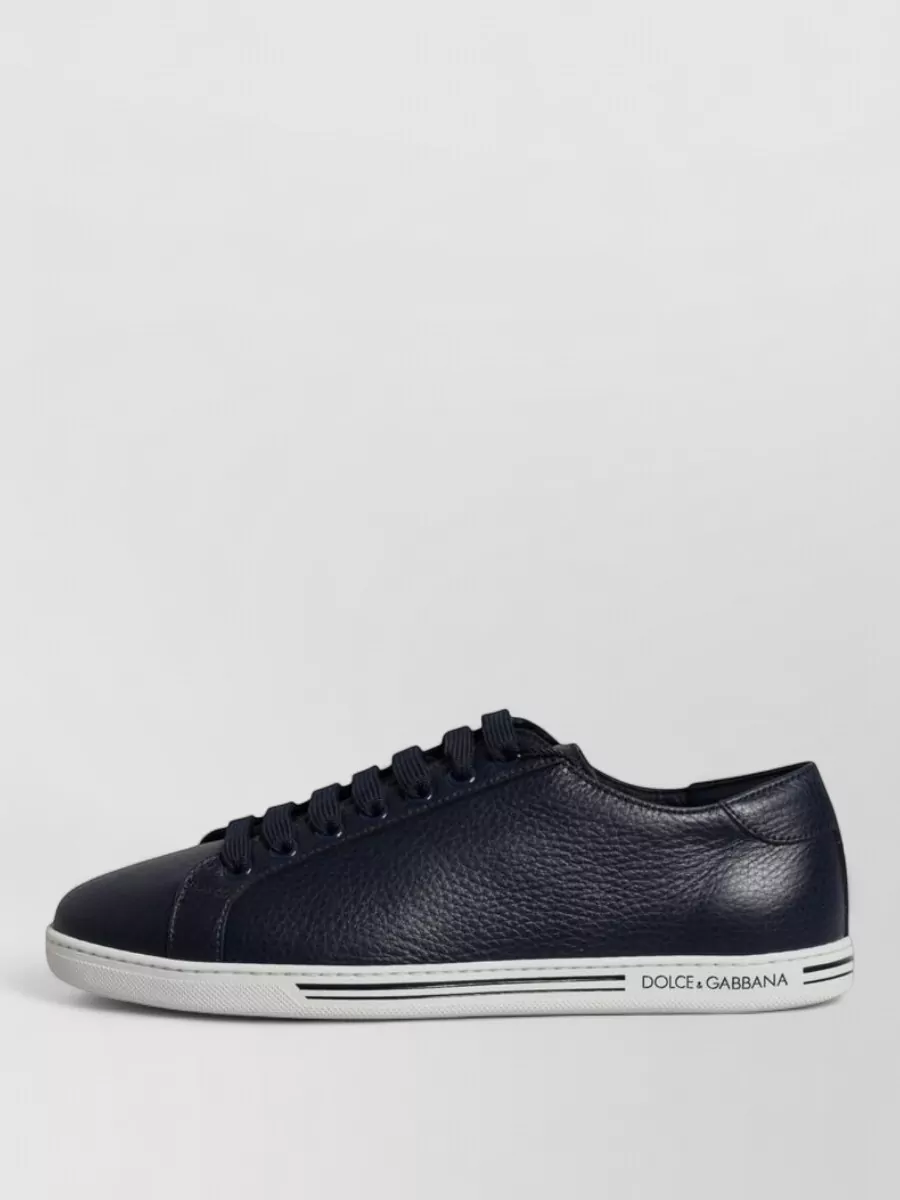 Dolce&Gabbana Leather Low-Top Sneakers