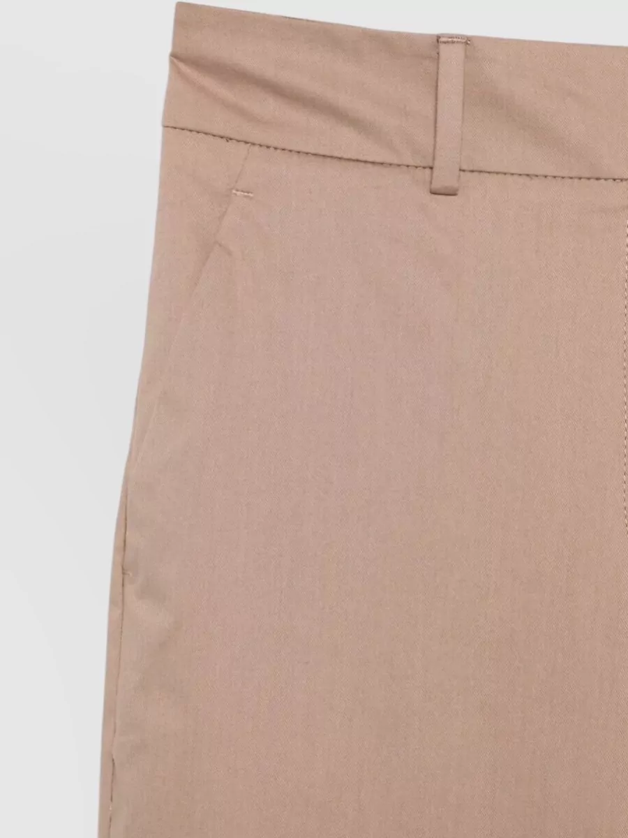 Incotex Cotton Wide-Leg Trousers