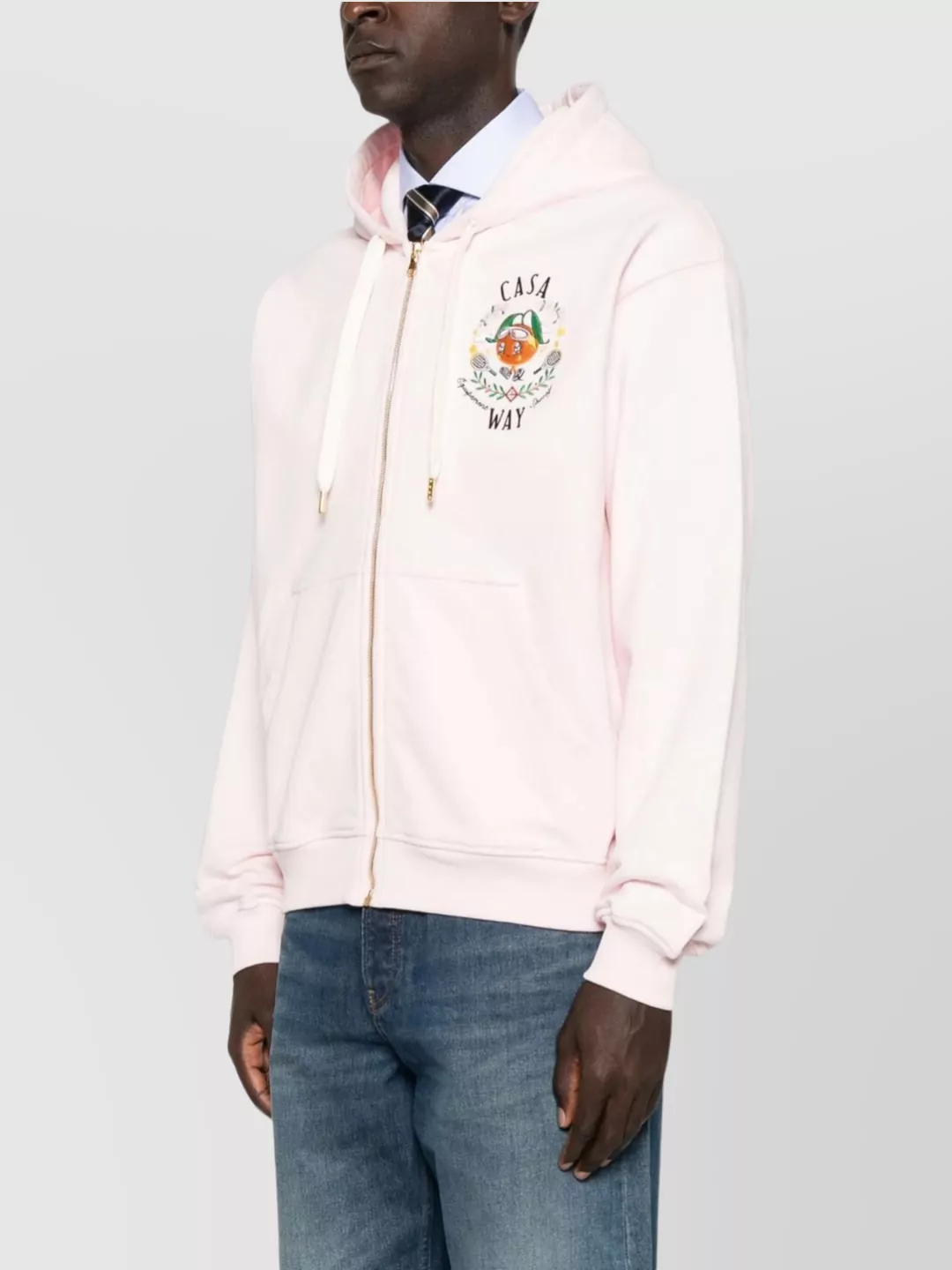Casablanca Cozy Mascot Hoodie Drawstring Hood