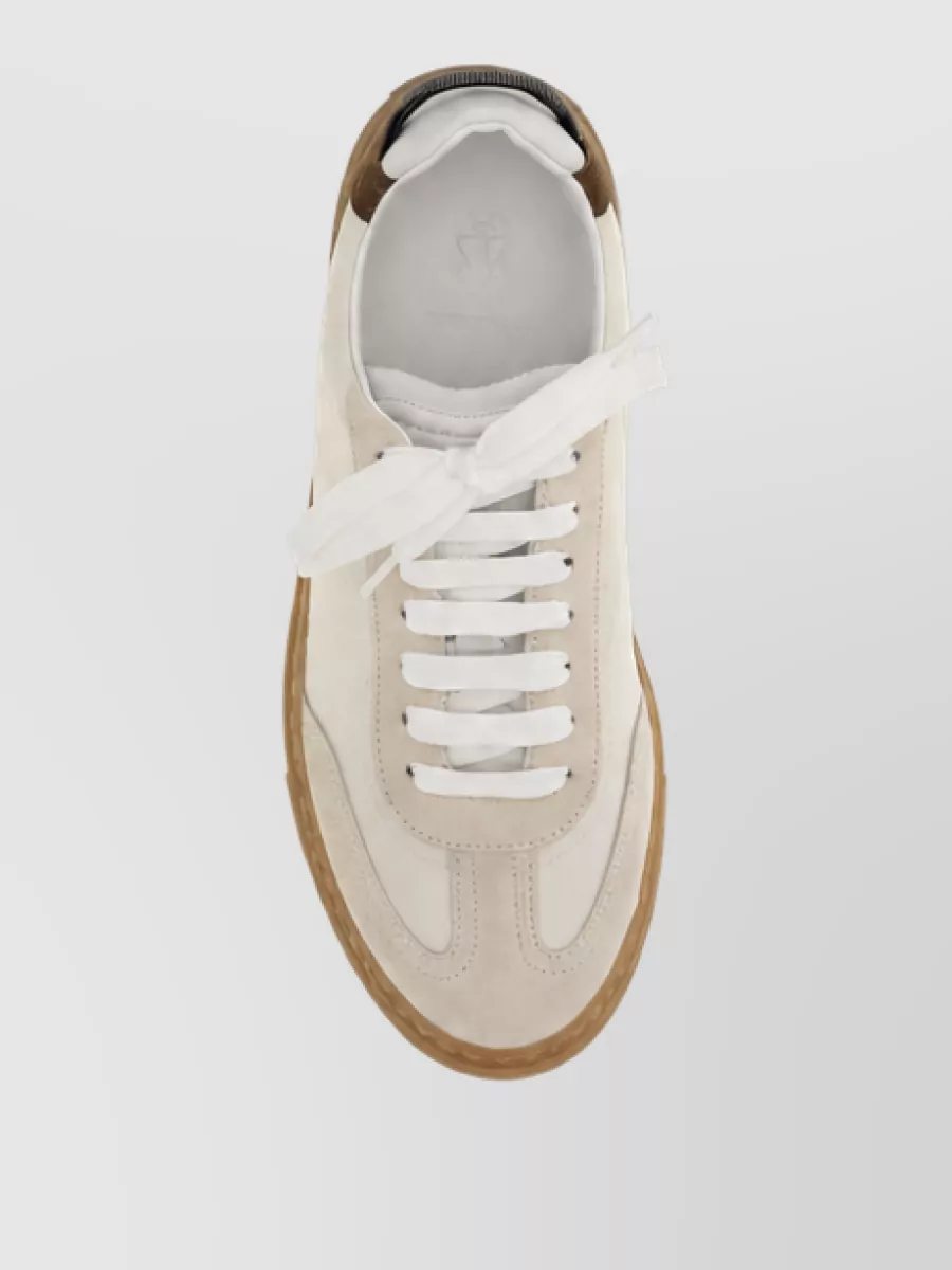 Brunello Cucinelli Leather Low-Top Sneakers