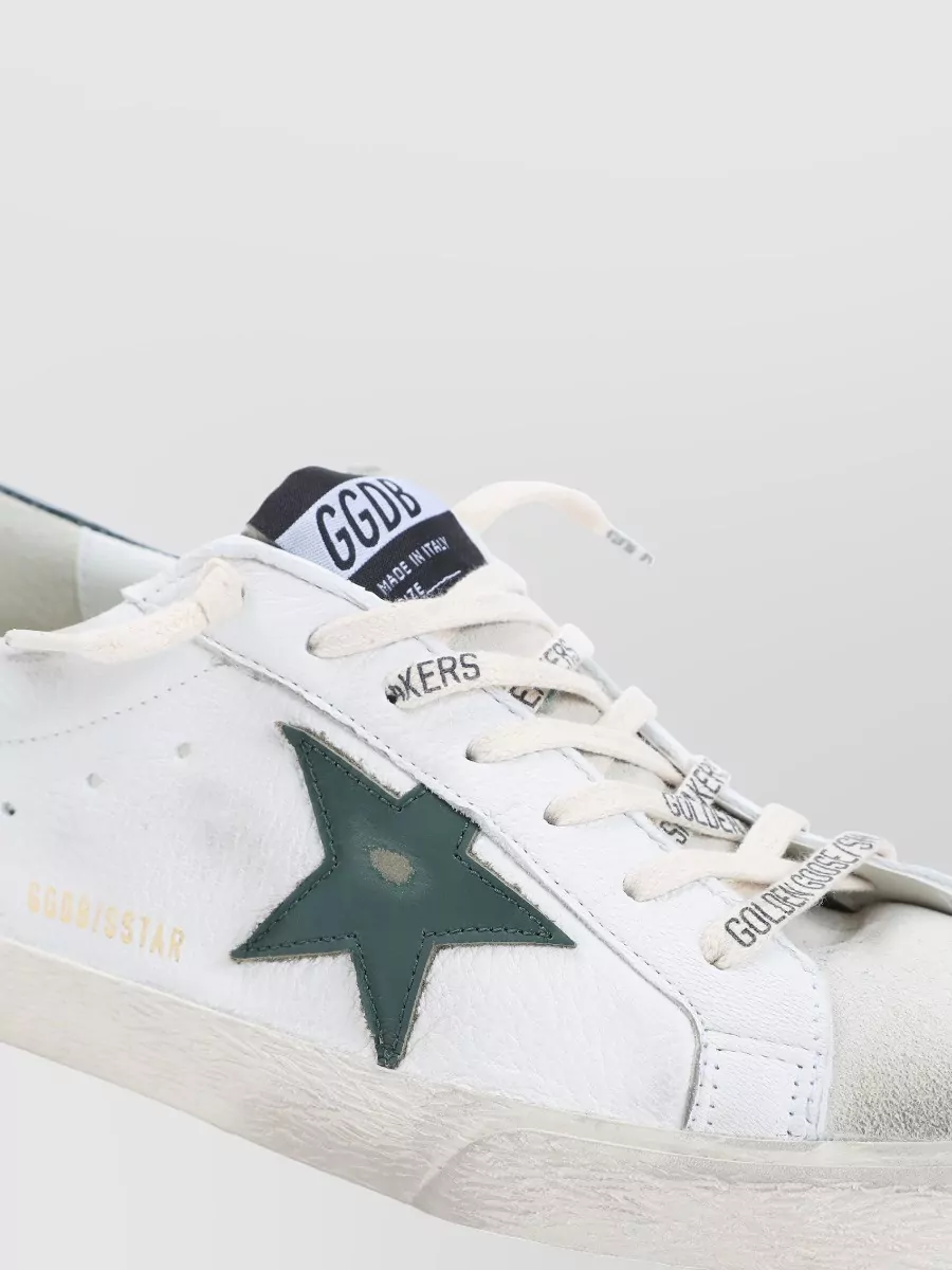 Golden Goose Star Patch Sneakers Contrast Heel Tab