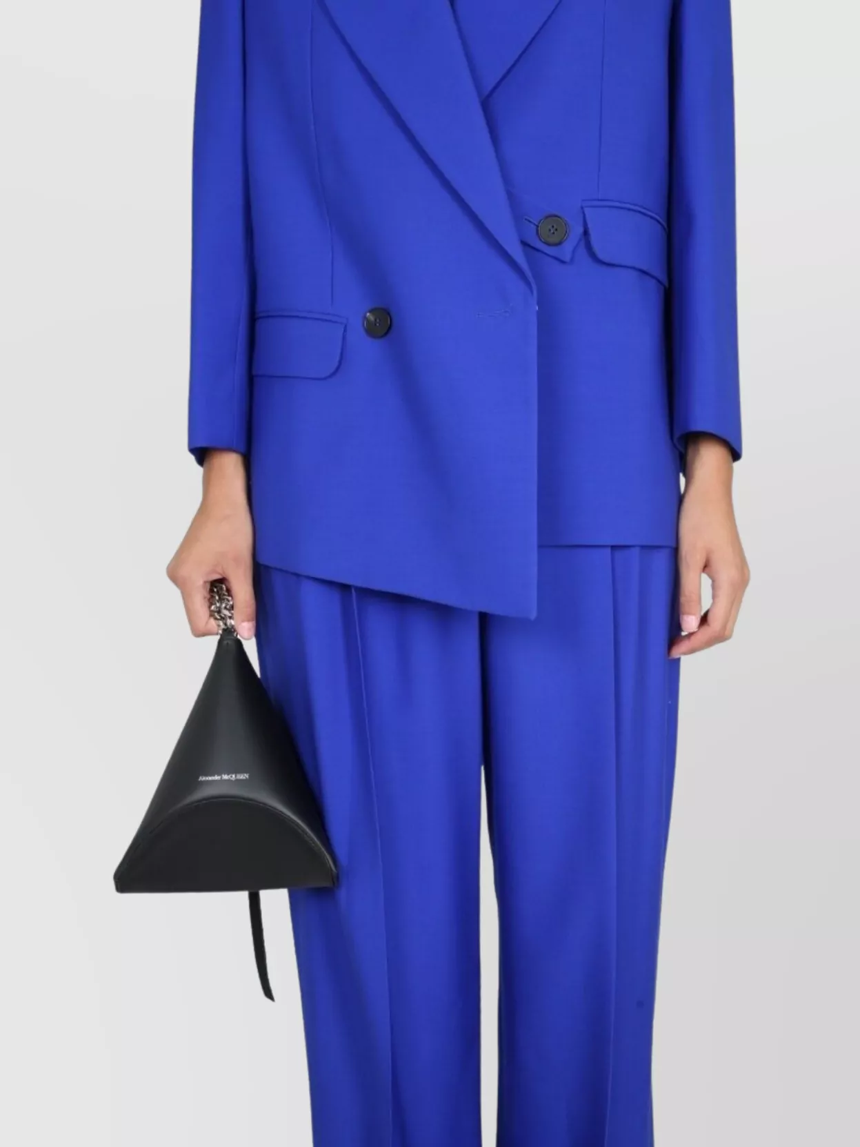 Alexander Mcqueen Double-breasted Jacket Featuring Button Detailing