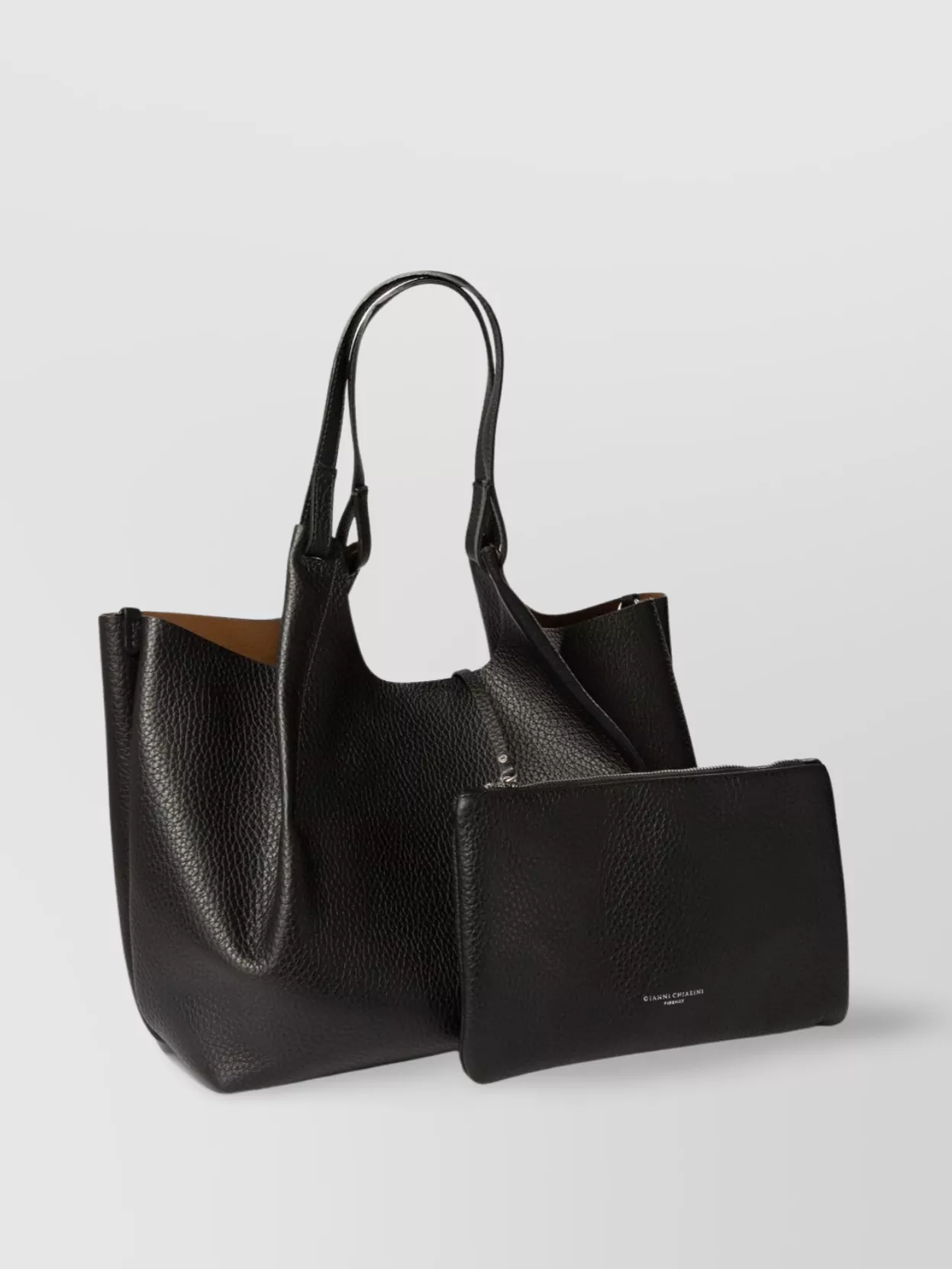 Gianni Chiarini Leather Shoulder Bags Dual Handles