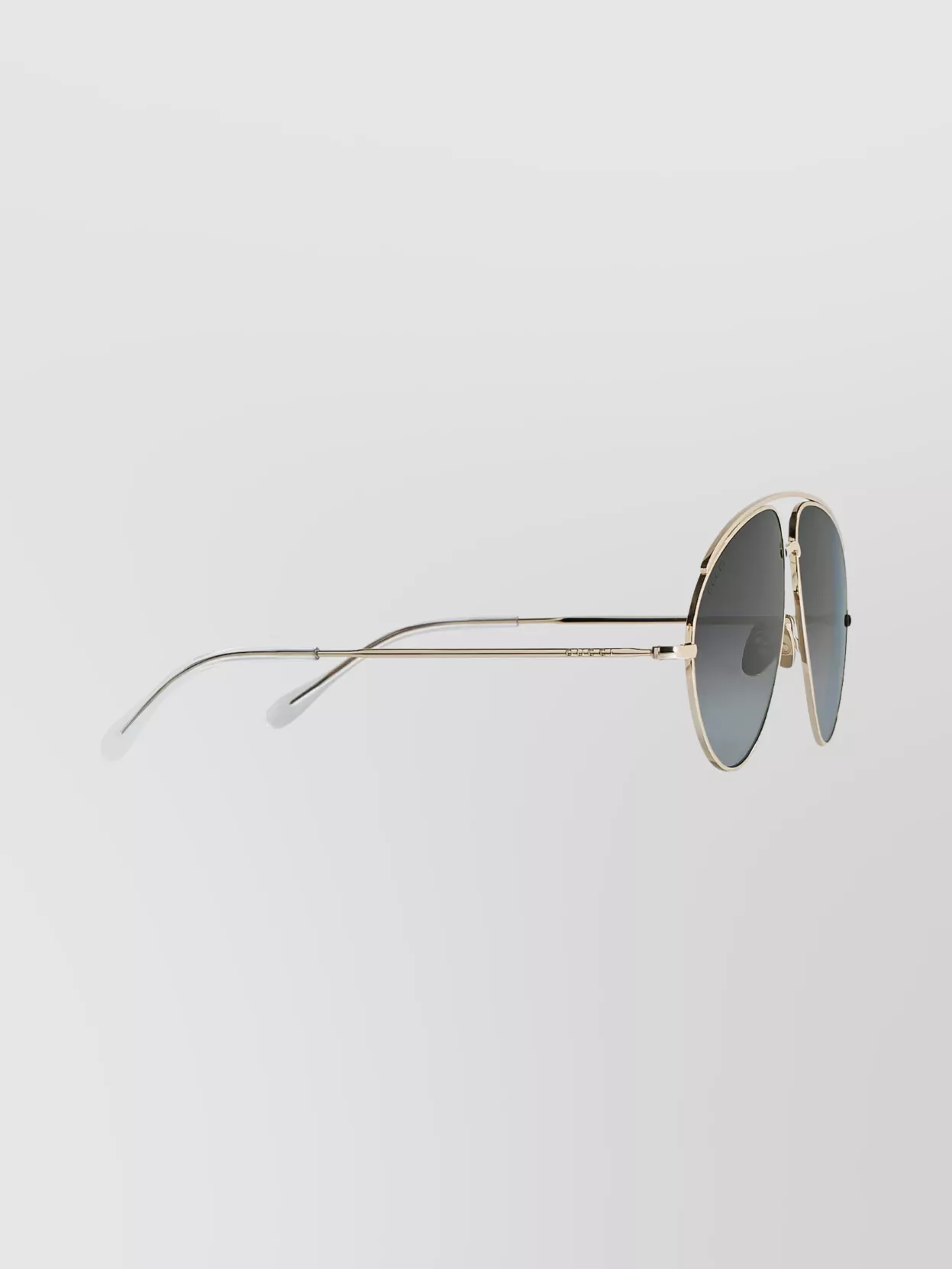 Gucci Gold-Tone Aviator Sunglasses Gradient Lenses