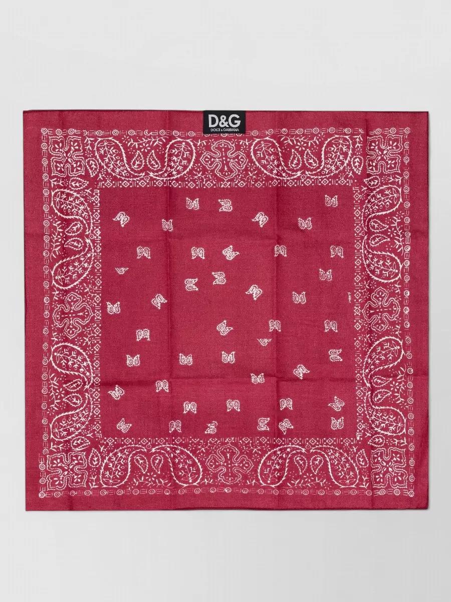 Dolce&Gabbana Paisley-Print Square Scarf