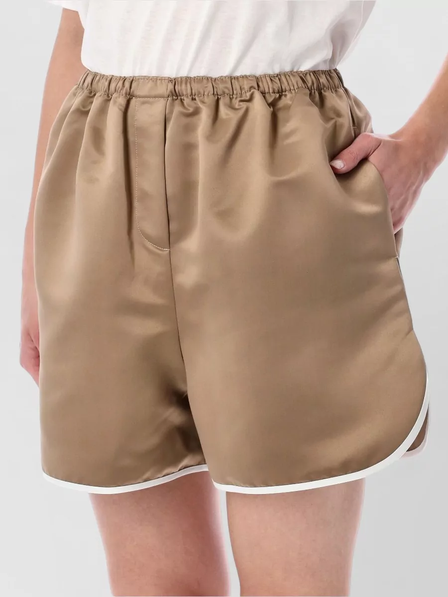 The Frankie Shop Satin Boxer Shorts
