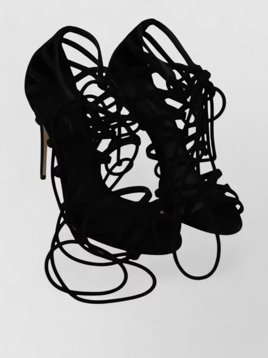Dolce&Gabbana suede strappy stiletto sandals