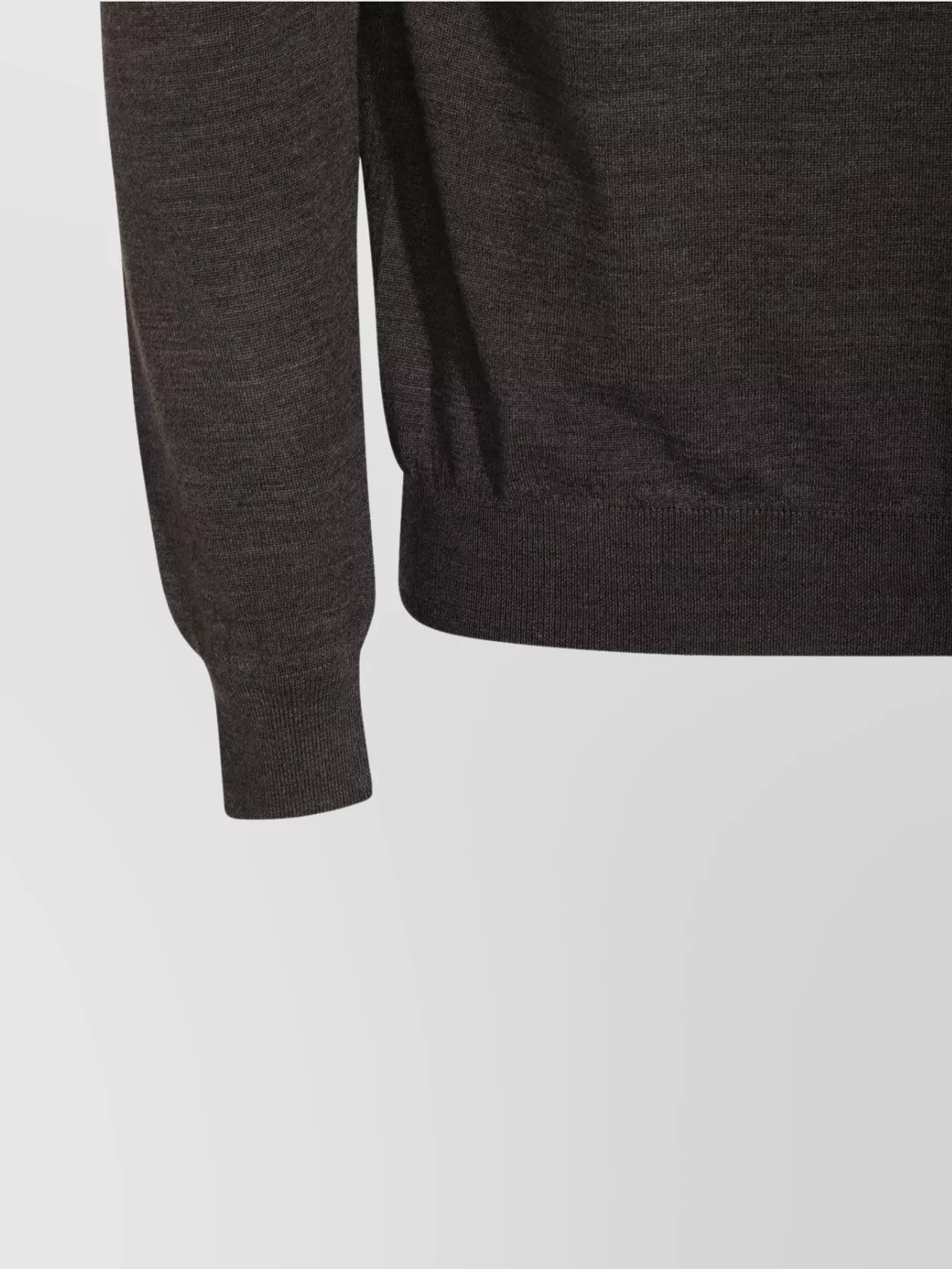 Malo Ribbed Crewneck Sweater With Long Sleeves