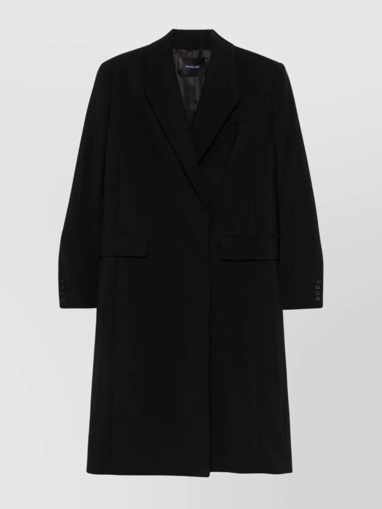 Mugler Long Length Single-Breasted Coat