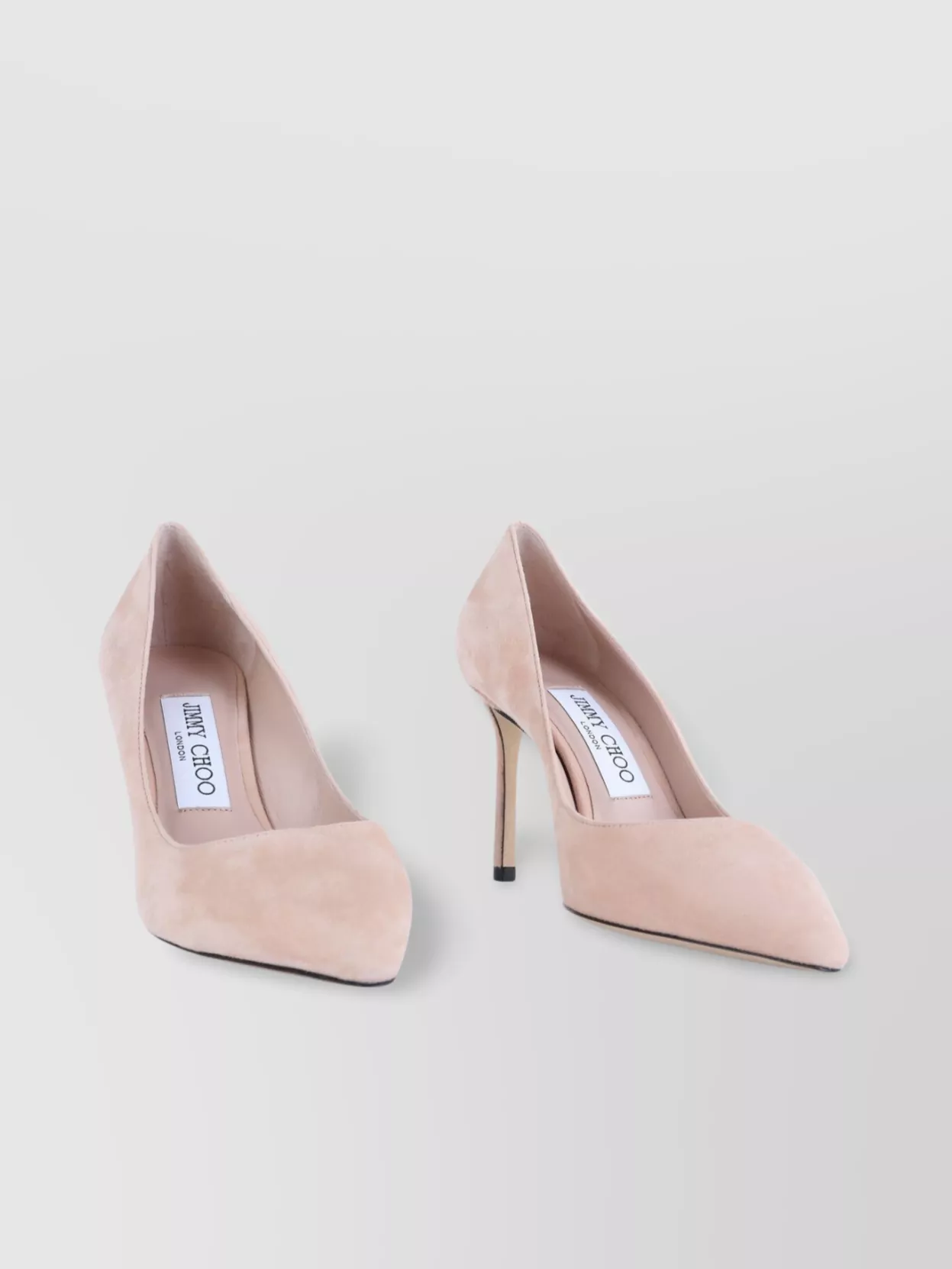 Jimmy Choo Pointed Toe Suede Stiletto Heel Pumps