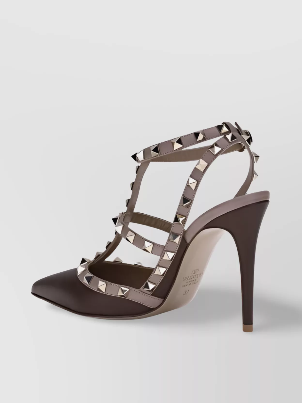 Valentino Garavani Studded Leather Wrap Pumps