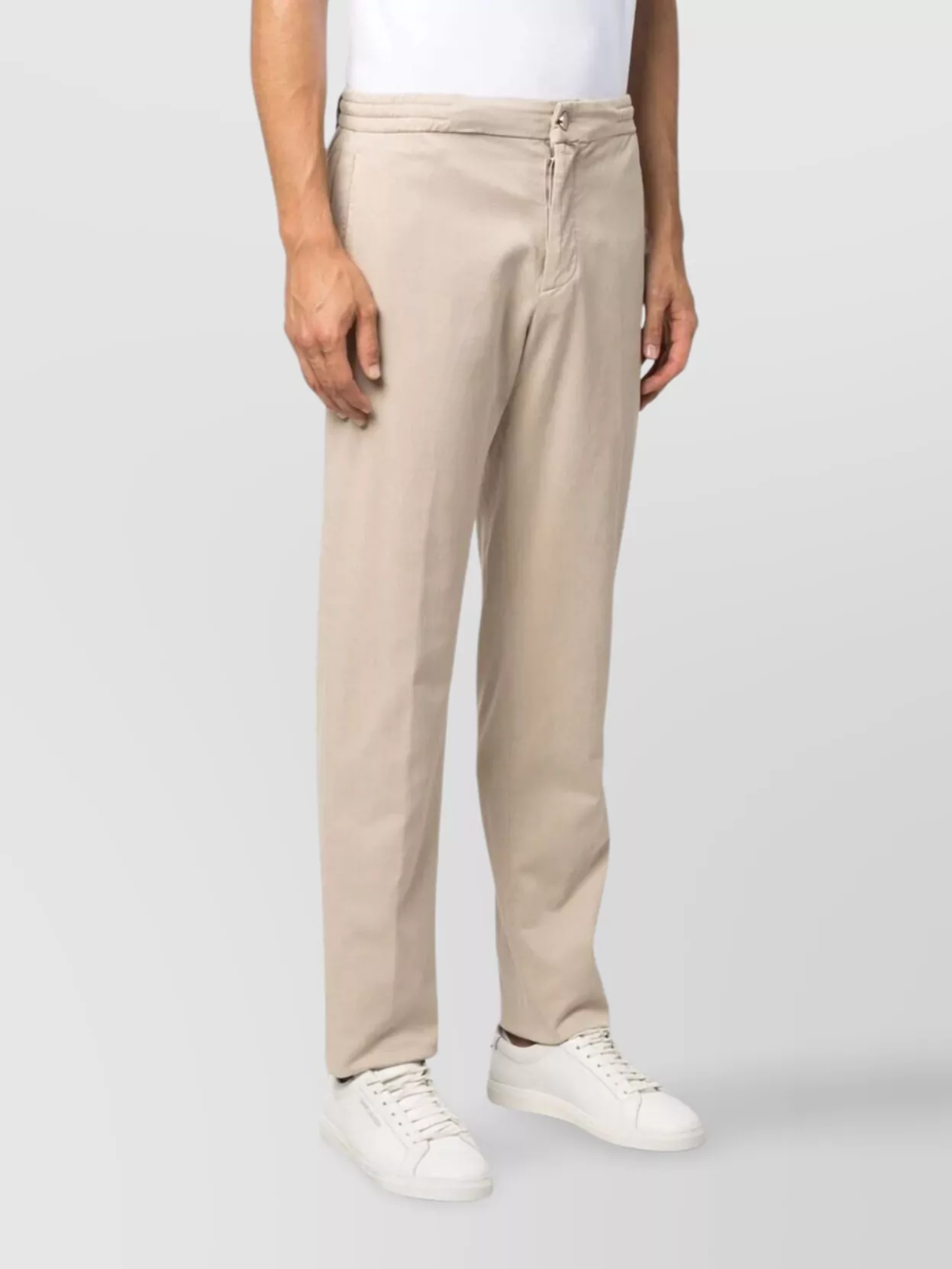 Kiton Comfortable Trousers With Side And Back Pockets