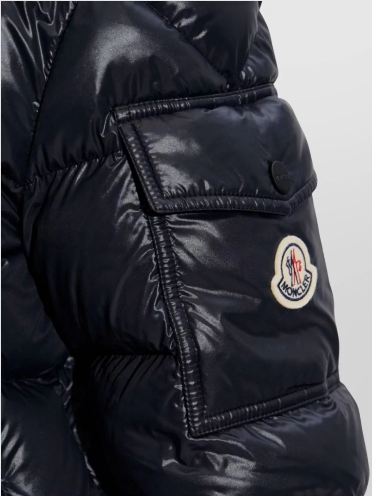 Moncler Quilted High Collar Long Sleeves Jacket