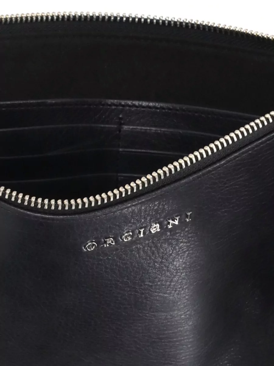 Orciani Leather Clutch Bag