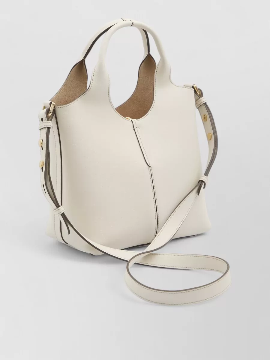 Tod's Mini Leather Tote Bag Top Handles