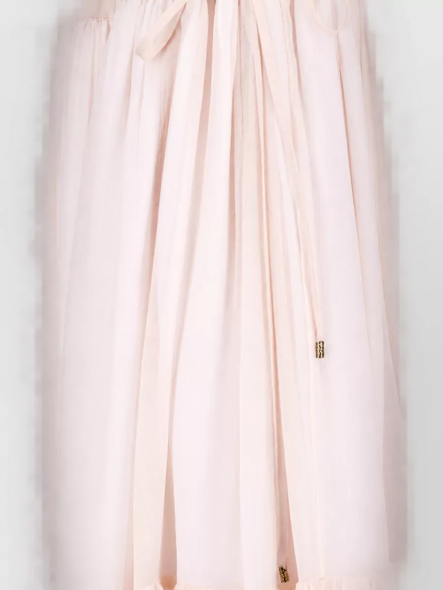 Chloé Silk Midi Skirt