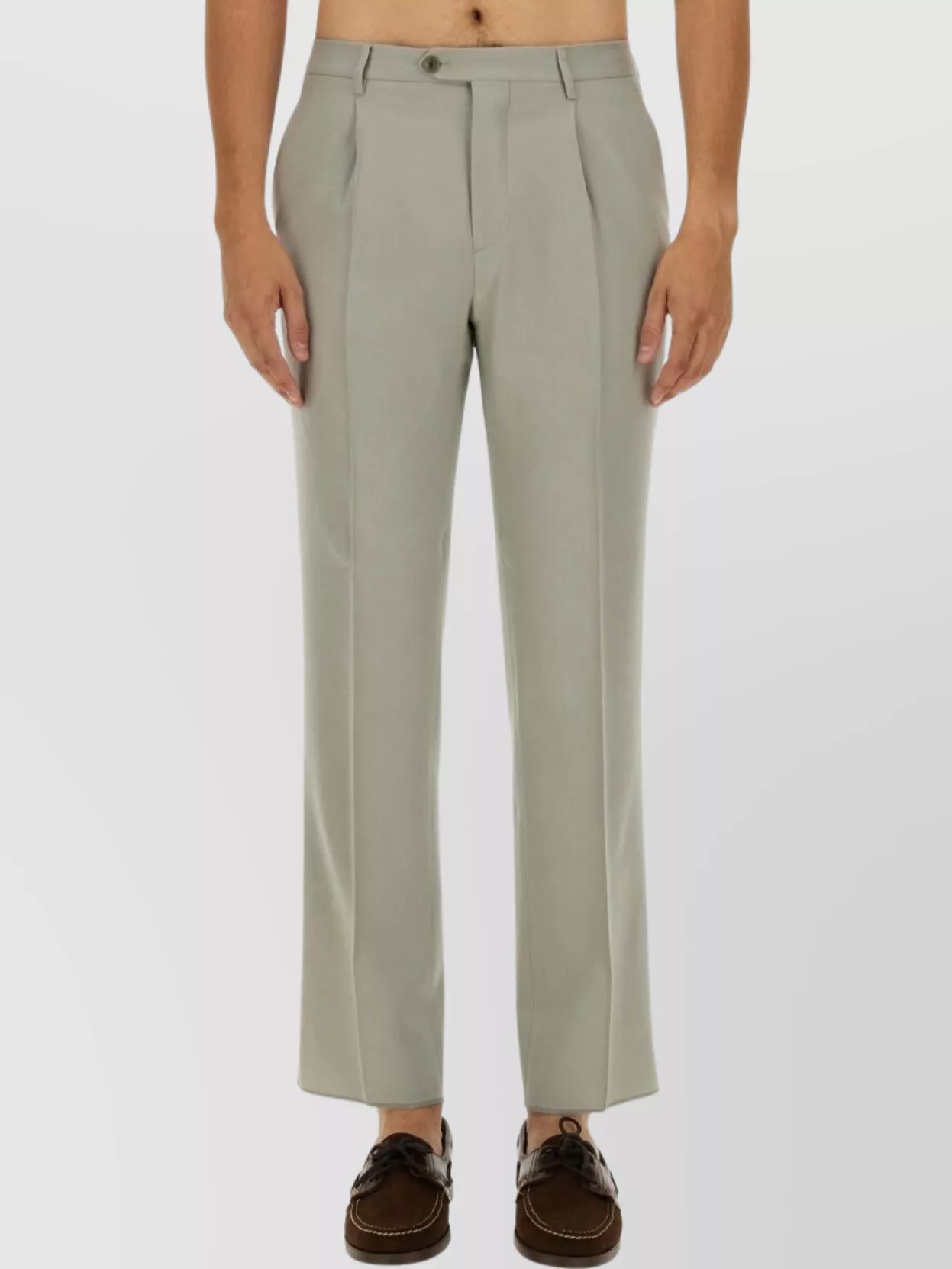 Etro Straight Leg Trousers With Pockets And Pleats