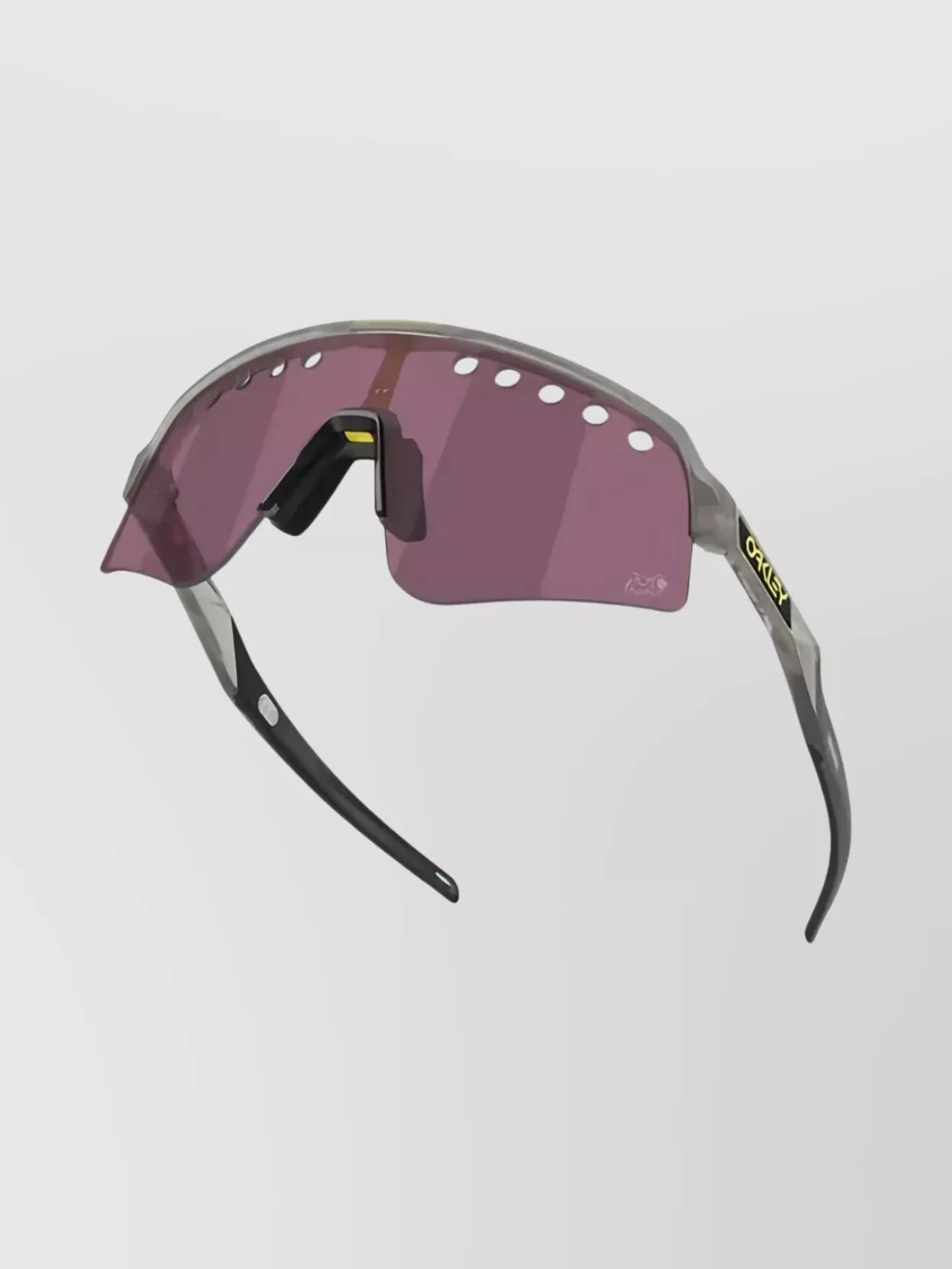 Oakley Stylish Wraparound Sunglasses Adjustable Features In Pink