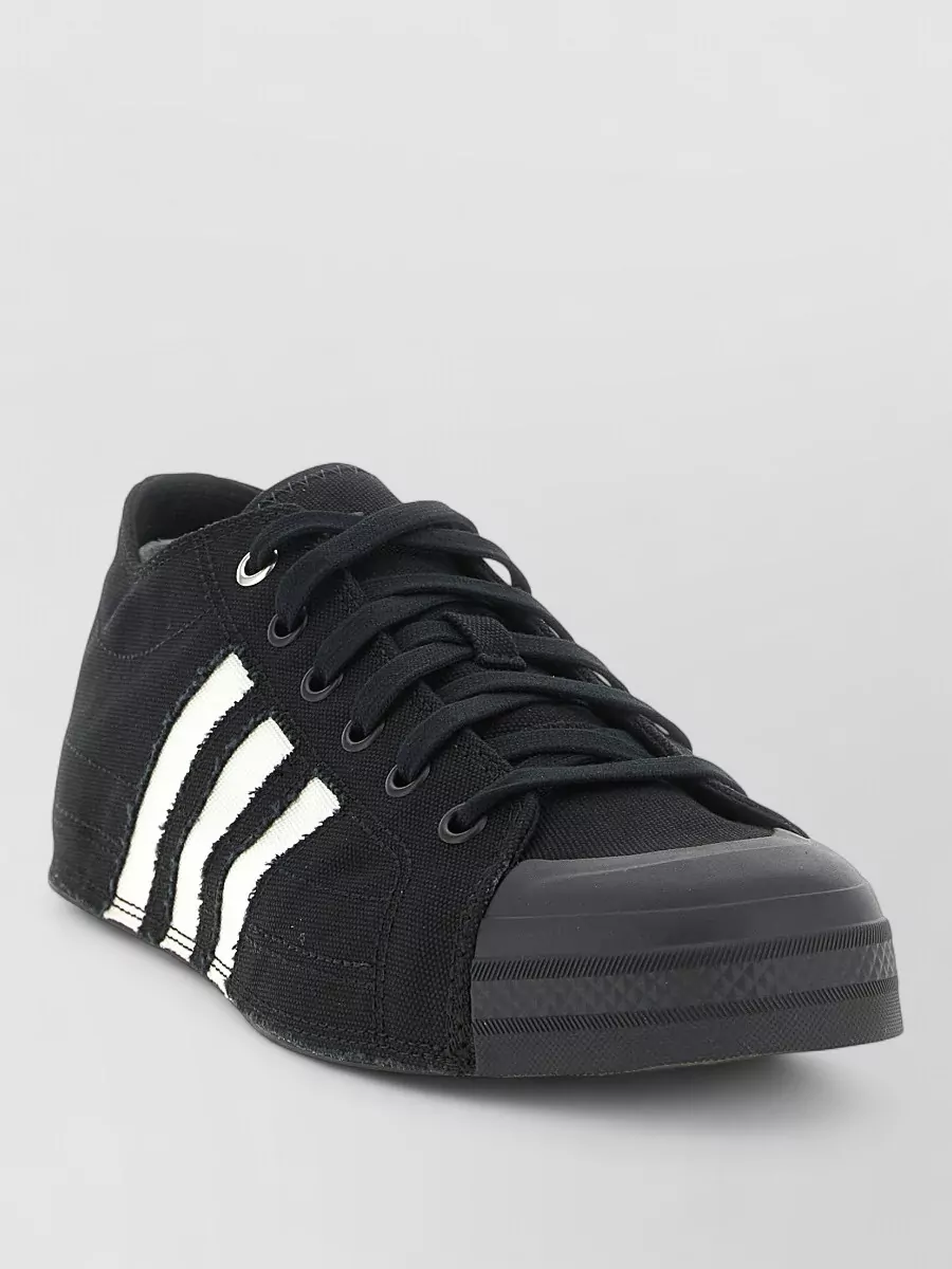 Y-3 logo-print lace-up sneakers