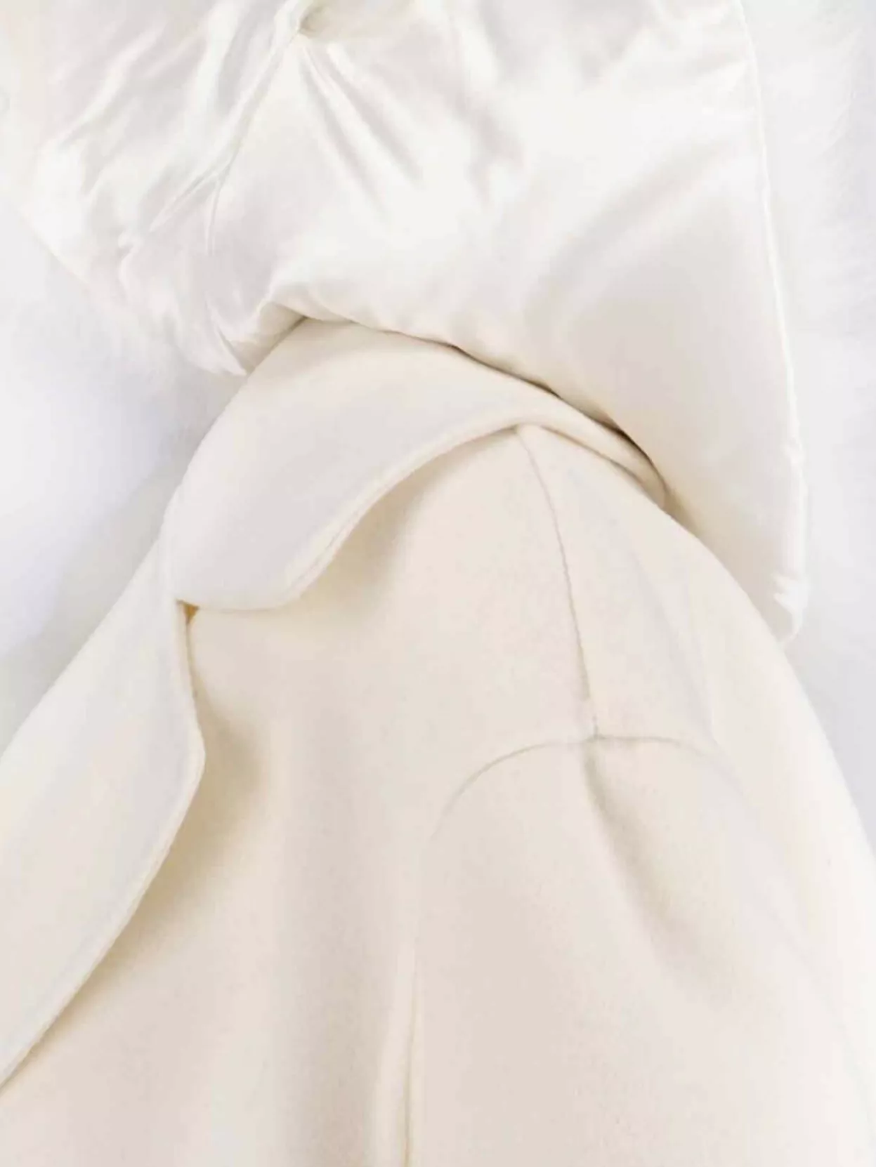 Ermanno Scervino Long Jacket With Belt And Fur Collar