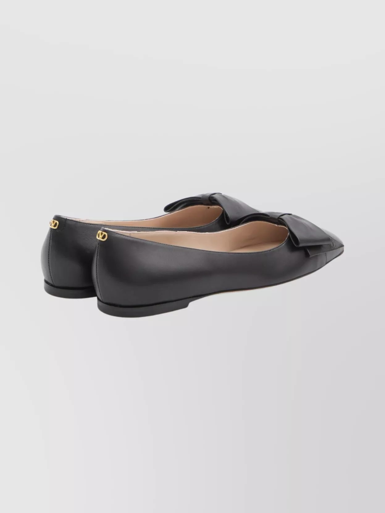 Valentino Garavani Ballerina Flats With Round Toe And Bow