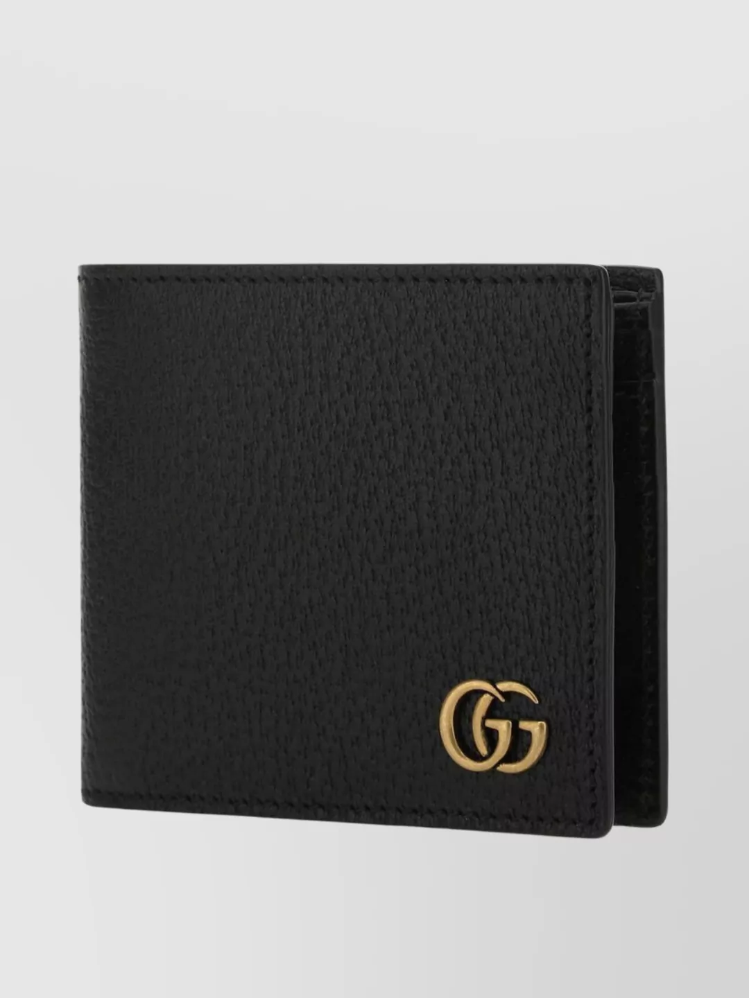 Shop Gucci Leather Wallet Fold Design