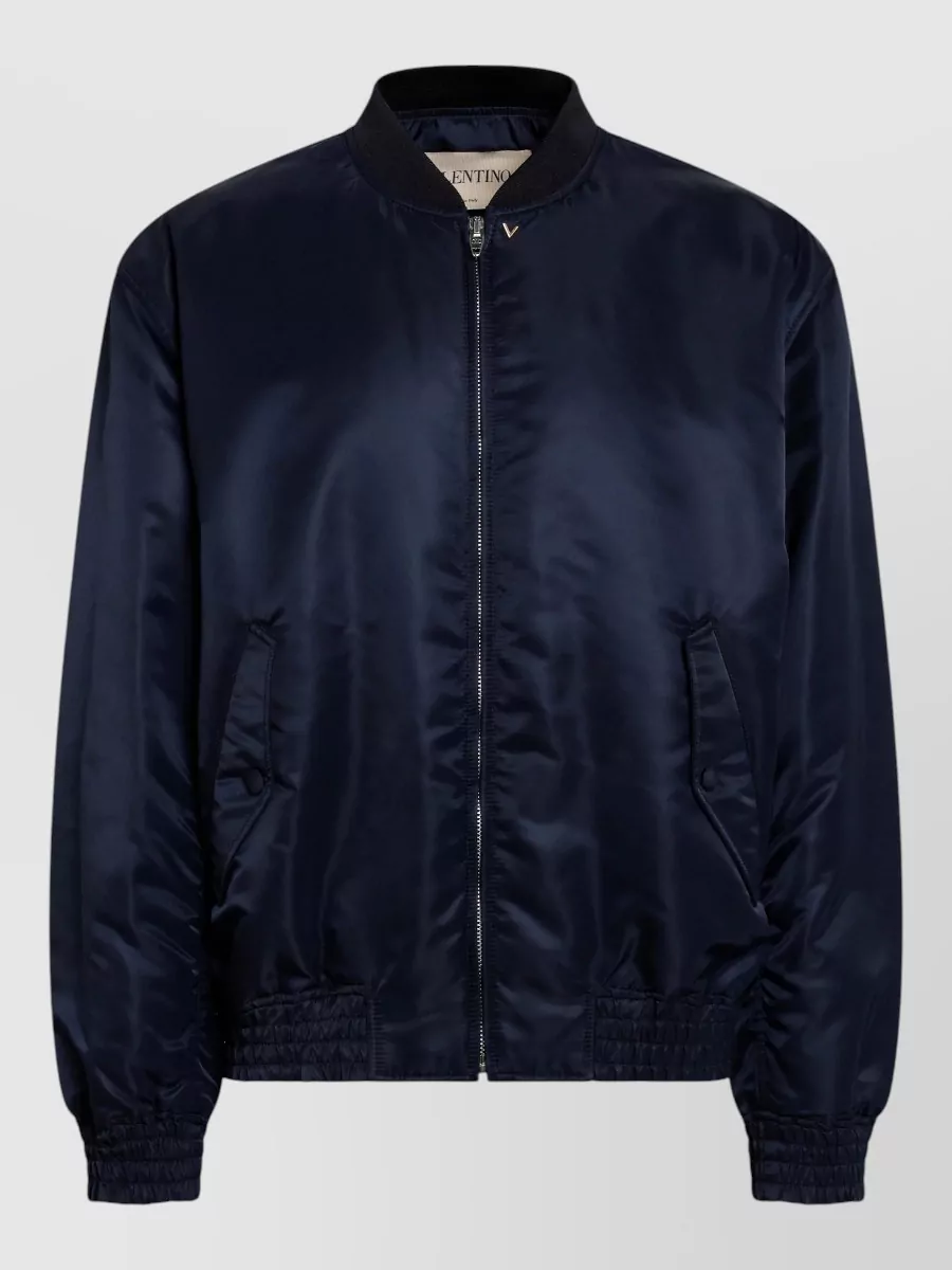 Valentino nylon oversized bomber jacket