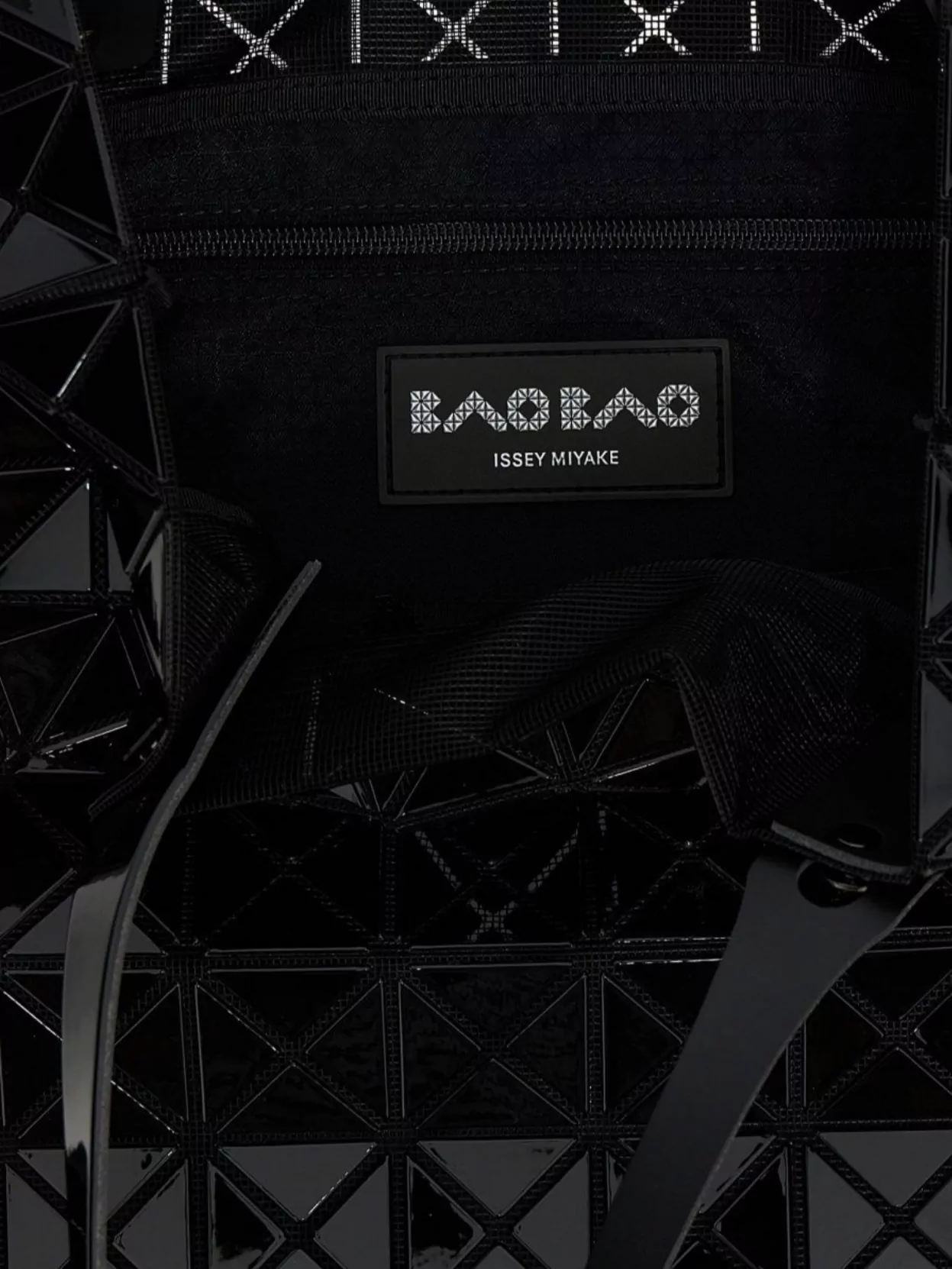Bao Bao Issey Miyake Geometric Tote Bag Glossy Finish