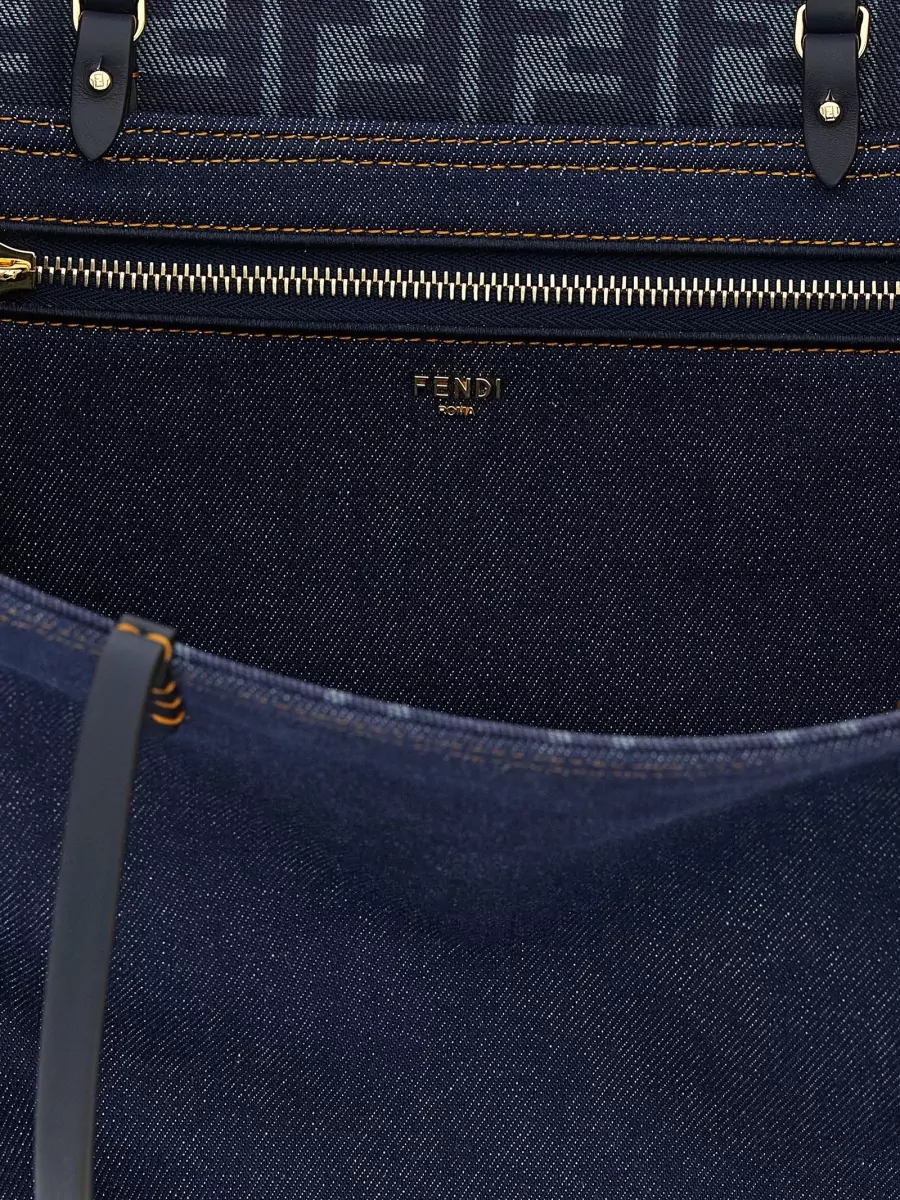 Fendi Denim Reversible Tote Bag