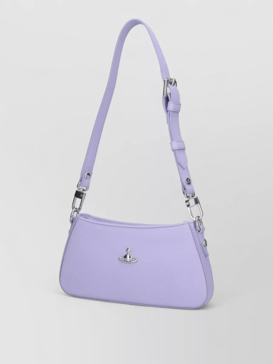 Vivienne Westwood Textured Shoulder Bag Adjustable Strap Hardware