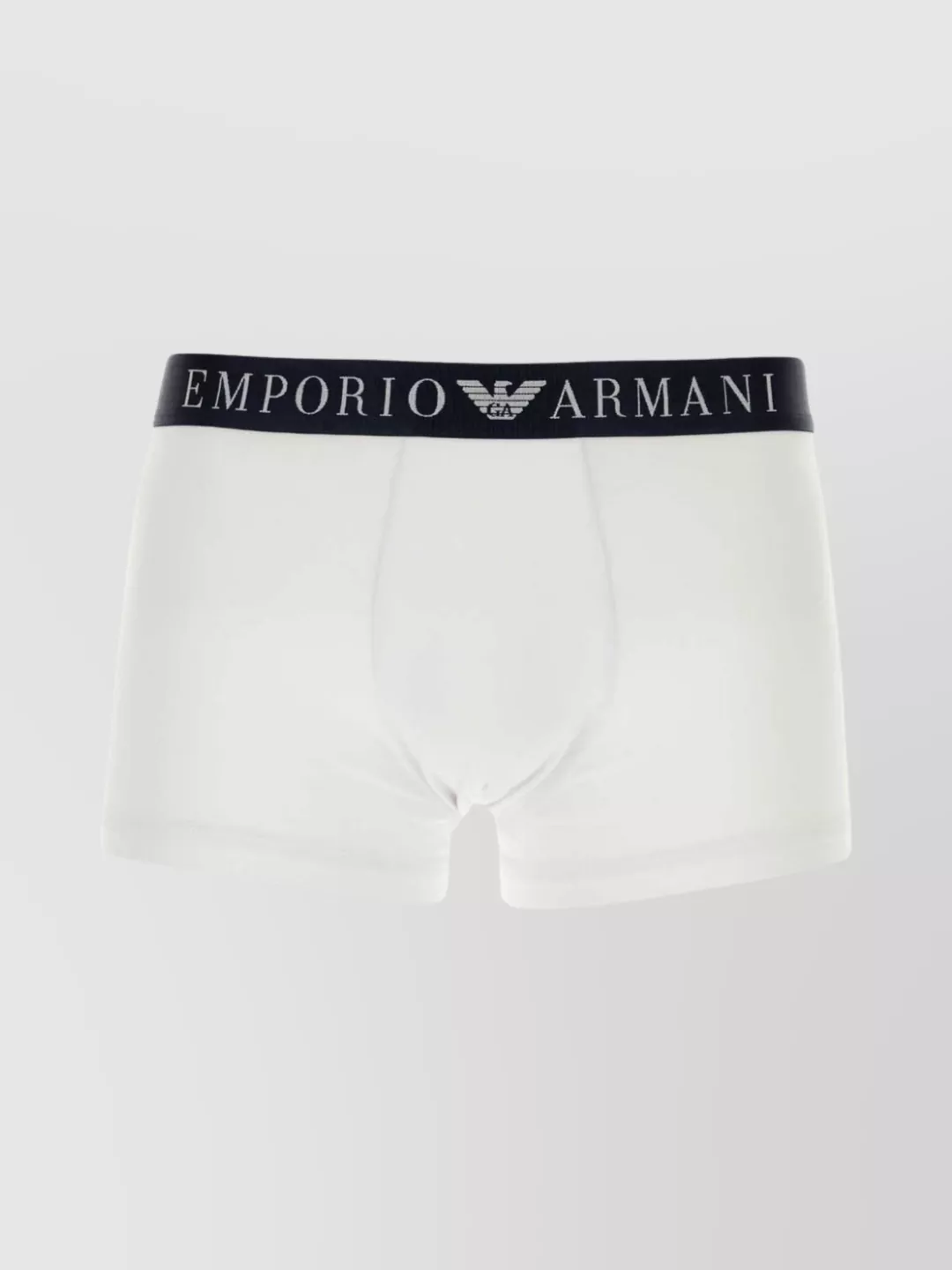 Shop Emporio Armani Boxer Contrast Trim Stretch Cotton