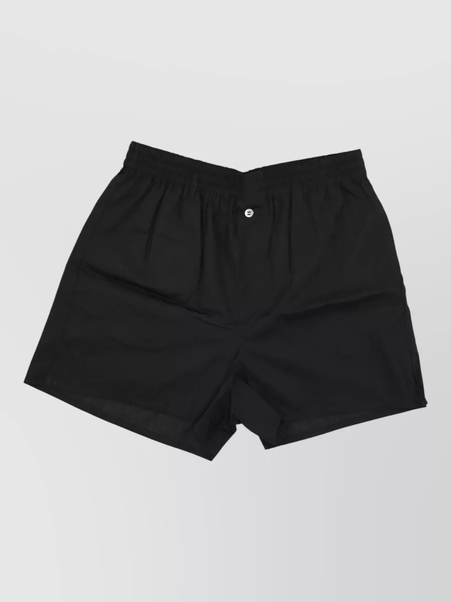 La Rose cotton buttoned shorts