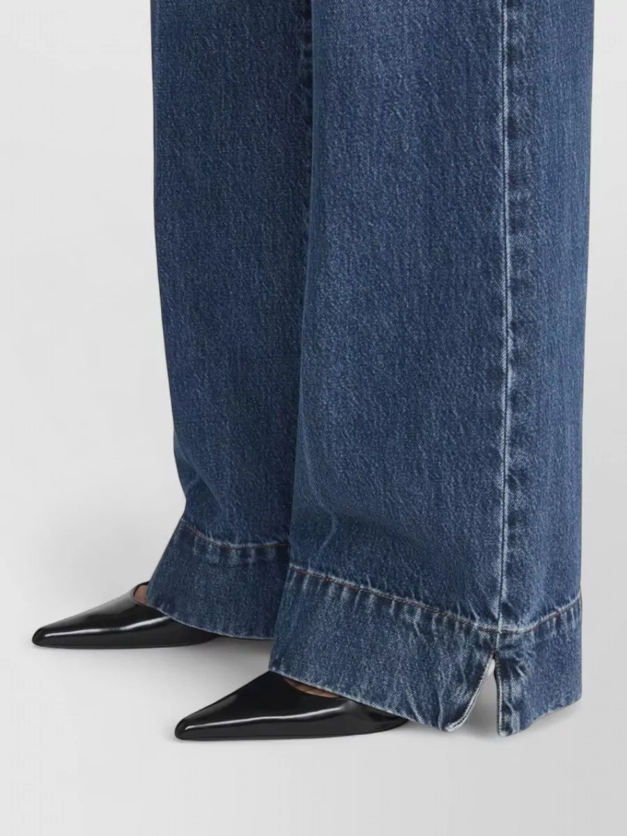 Frame High Waist Wide Leg Denim Jeans