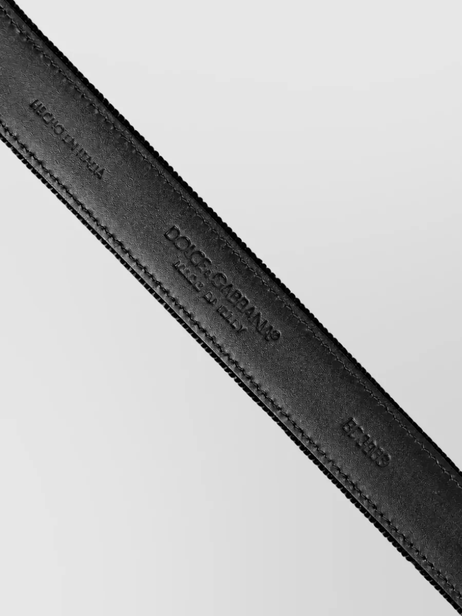 Dolce&Gabbana Cotton Leather Belt
