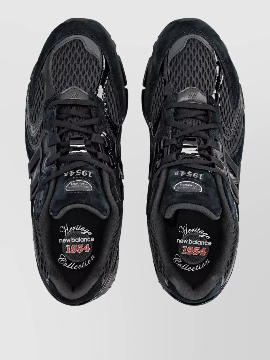 New Balance Leather Mesh Low-Top Sneakers