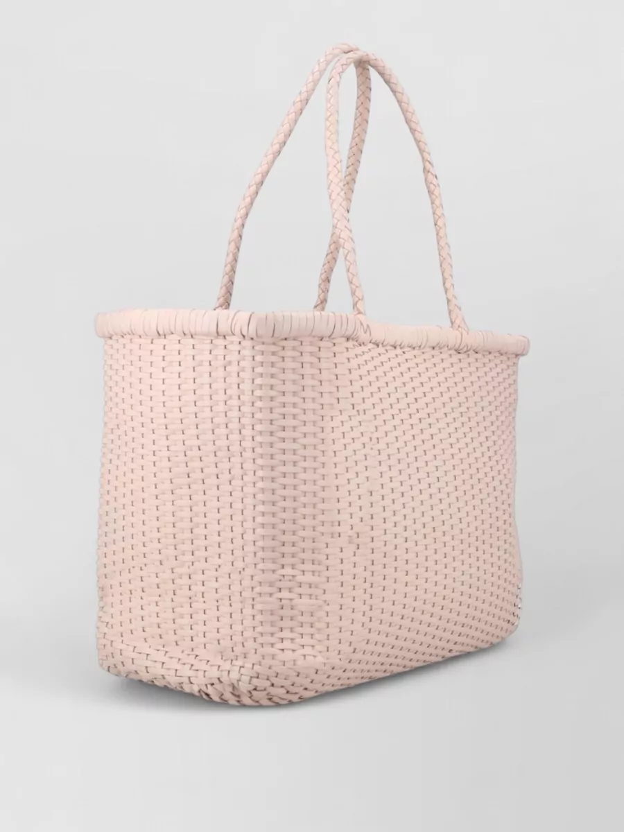 Dragon Diffusion B Weave Large Leather Tote Bag