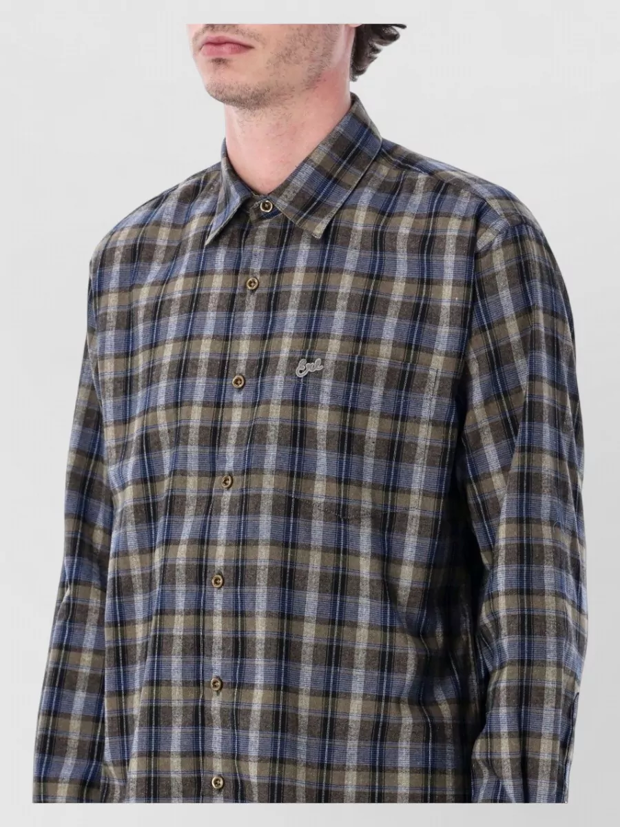 Erl Checked Long-Sleeve Shirt