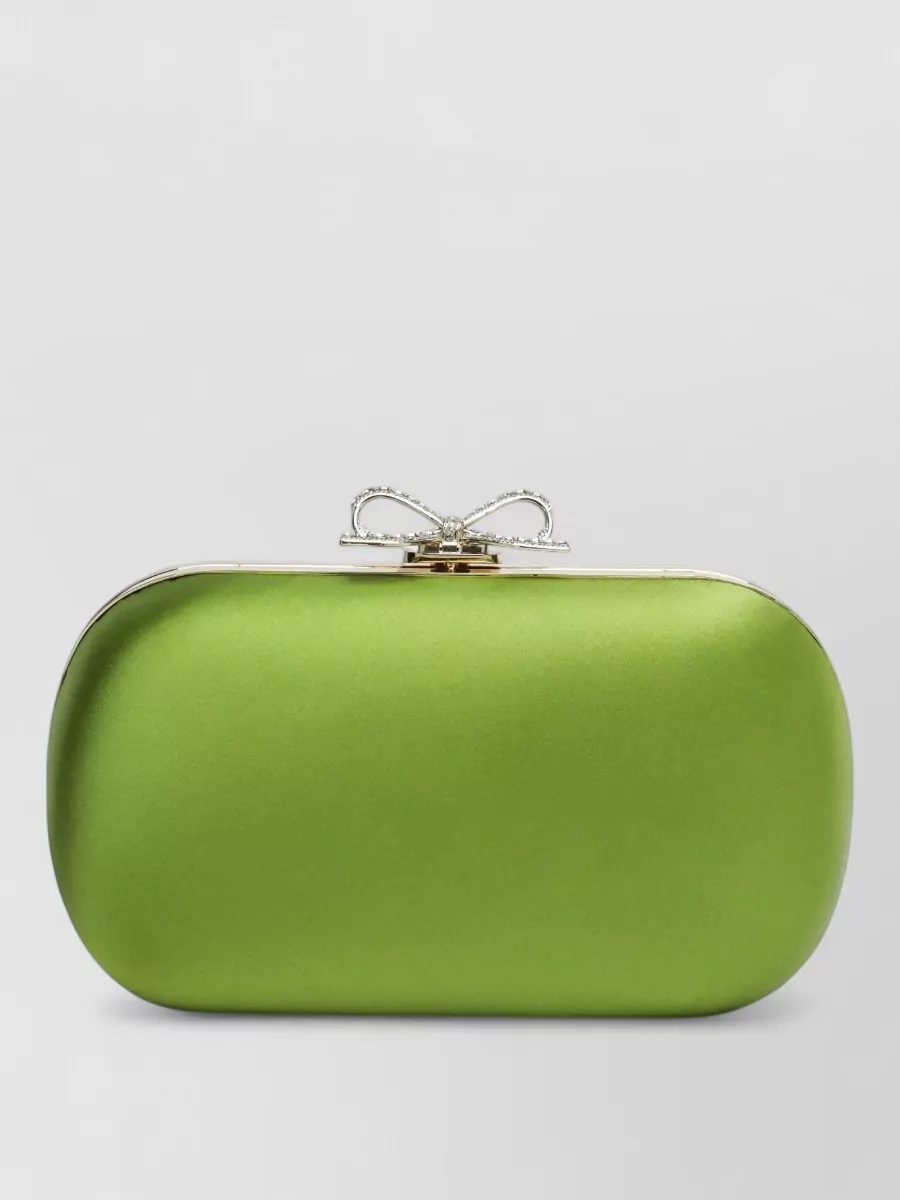 Self-Portrait diamante clutch bag