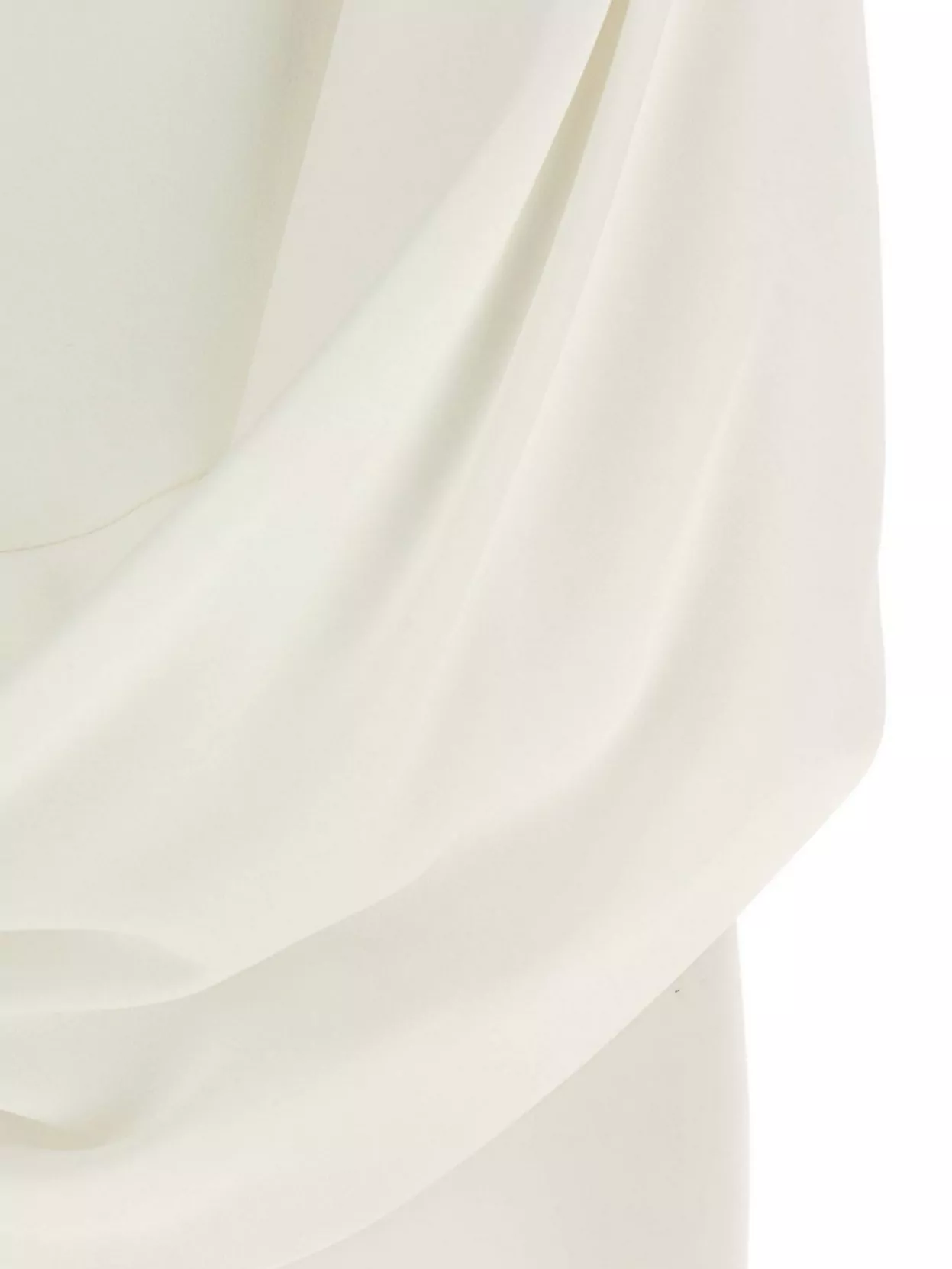 Alberta Ferretti Draped Sleeve Cape Style Top